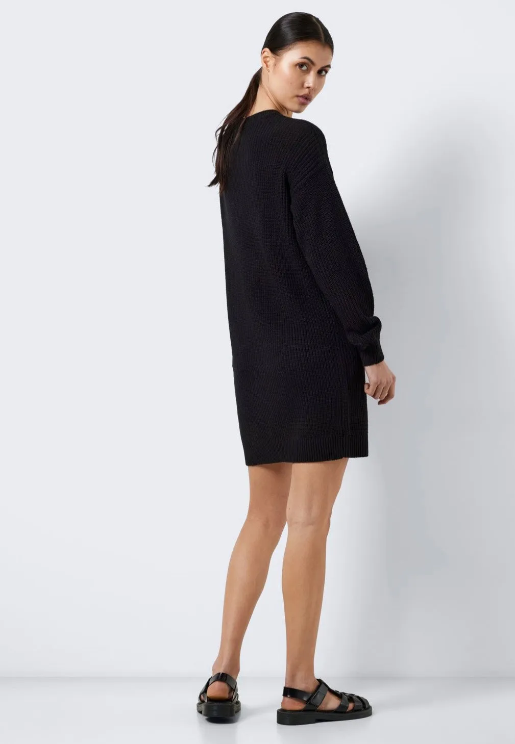 Noisy May - Maysa O Neck Black - Knit Dress