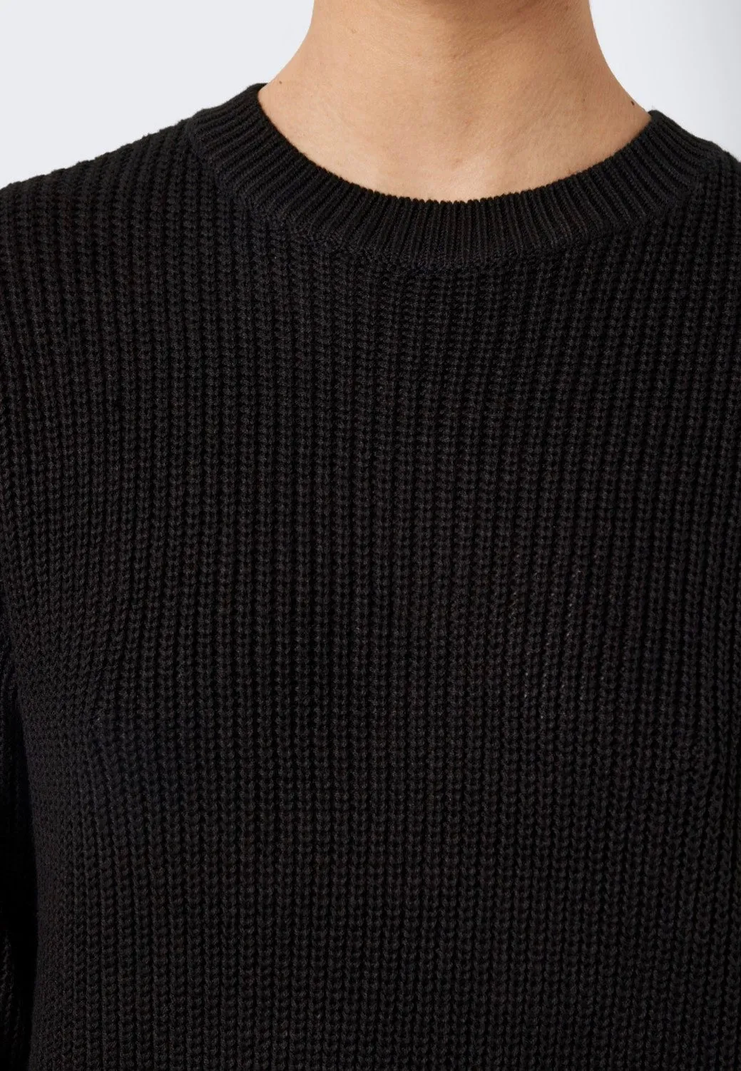 Noisy May - Maysa O Neck Black - Knit Dress