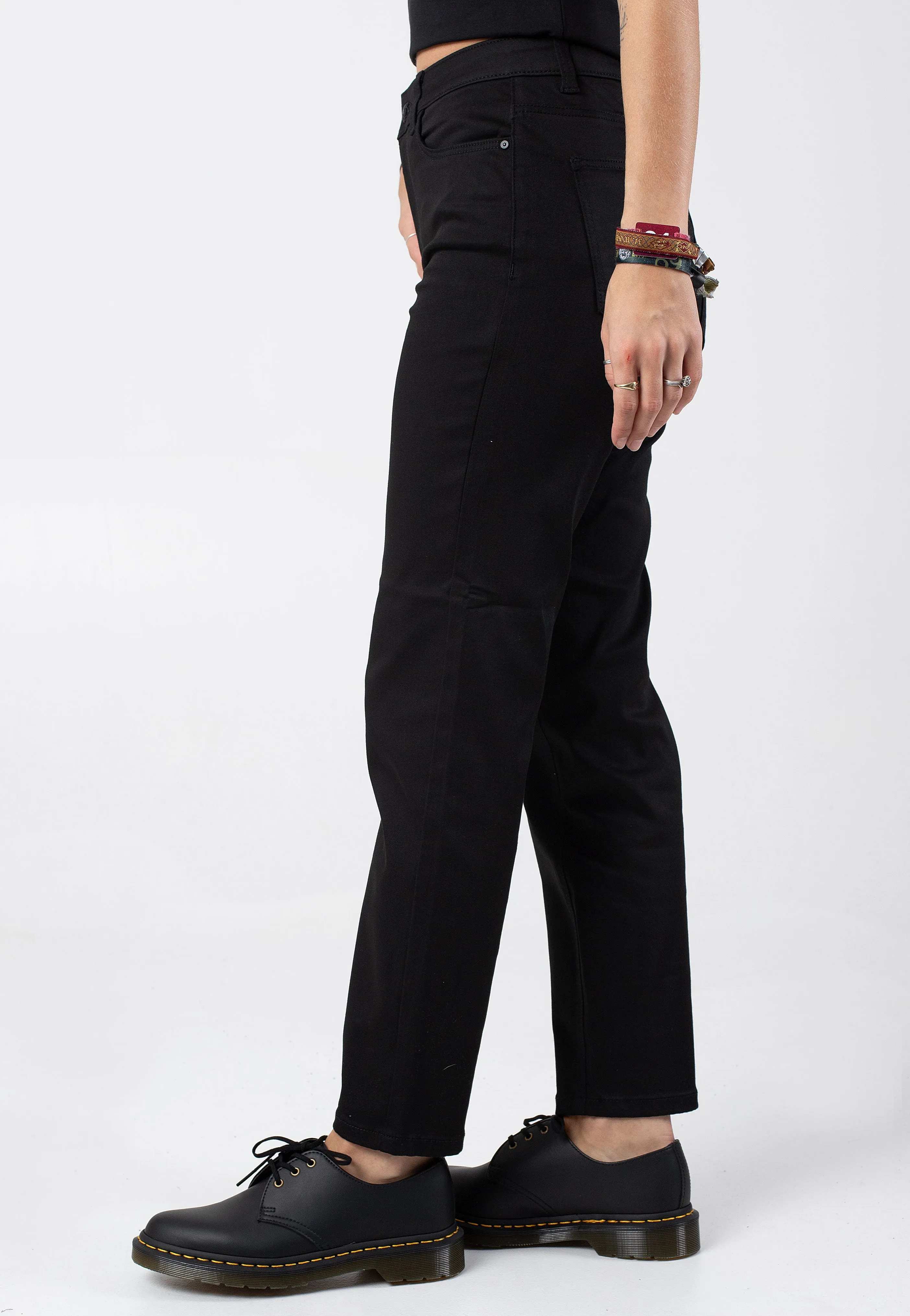 Noisy May - Moni Hw Straight Black Denim - Jeans