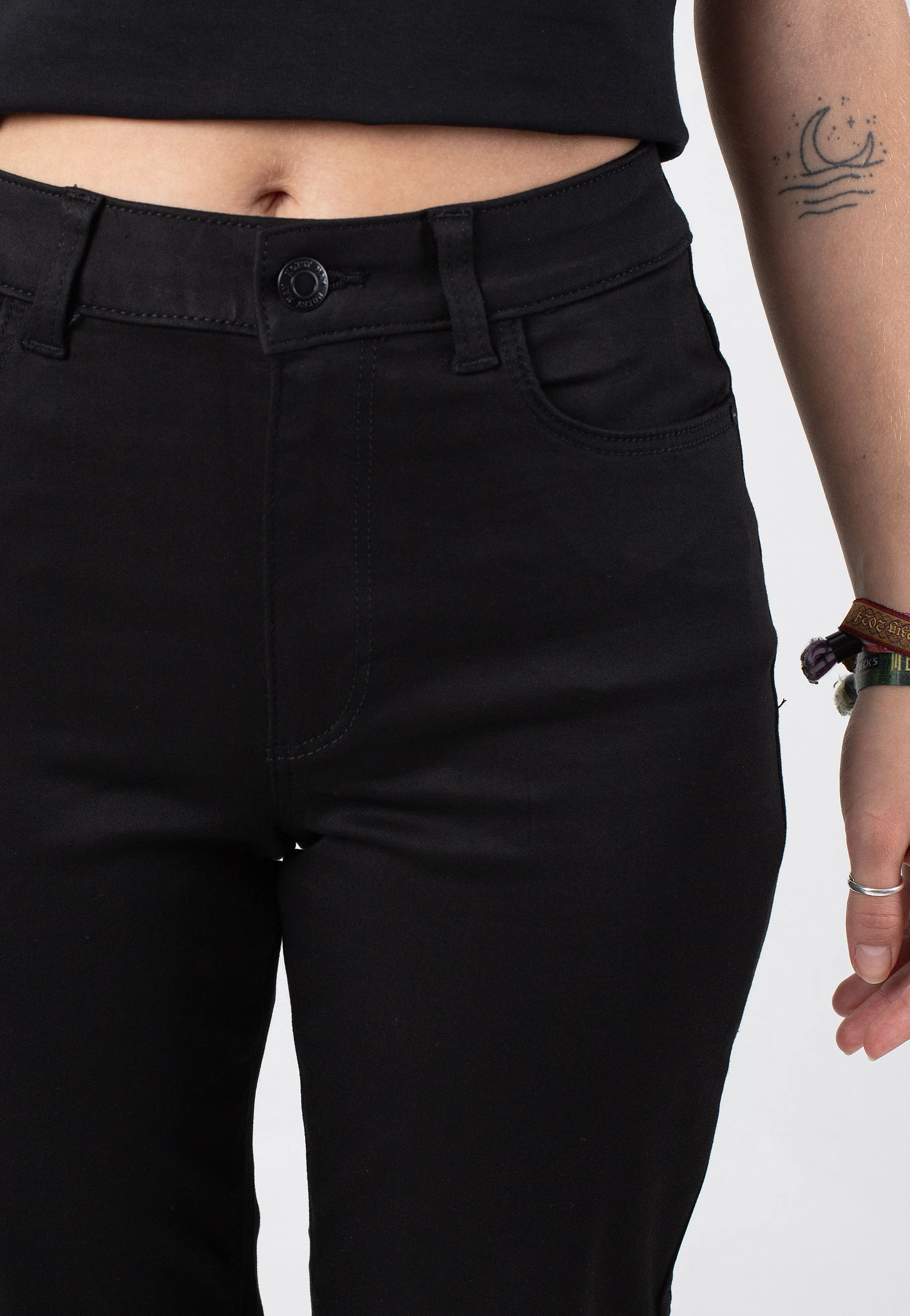 Noisy May - Moni Hw Straight Black Denim - Jeans