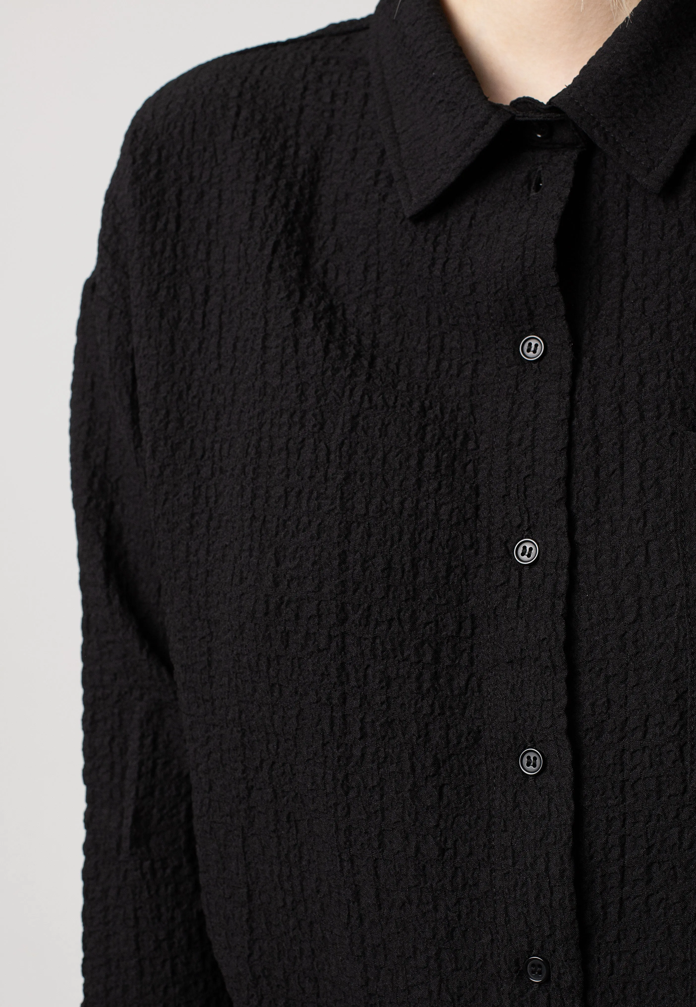 Noisy May - Ripple Oversized Black - Shirt
