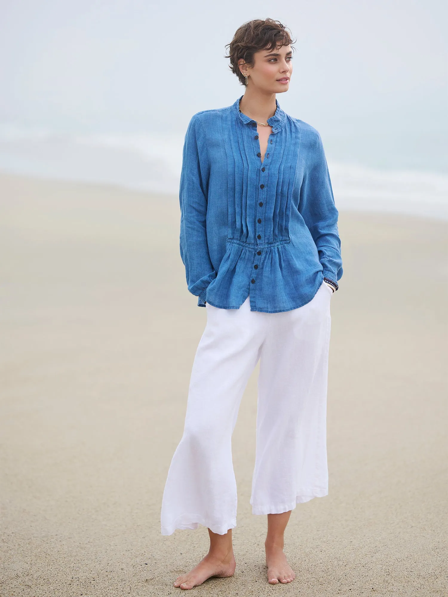 Nora Tux Linen Shirt