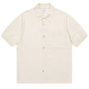 Norse Projects Rollo Cotton Linen SS Shirt Kit White