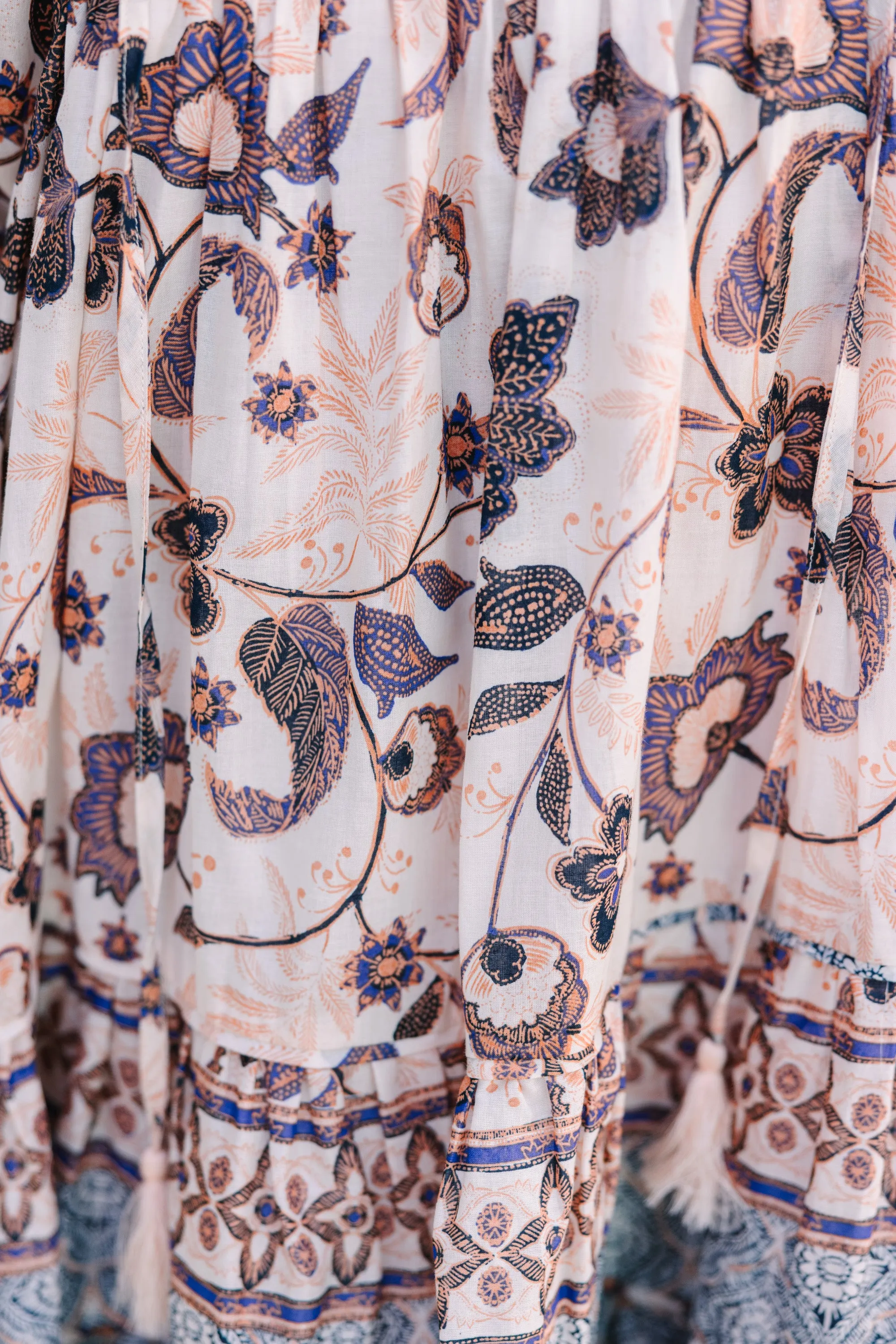 Olivaceous: Tell It All Natural Floral Dress