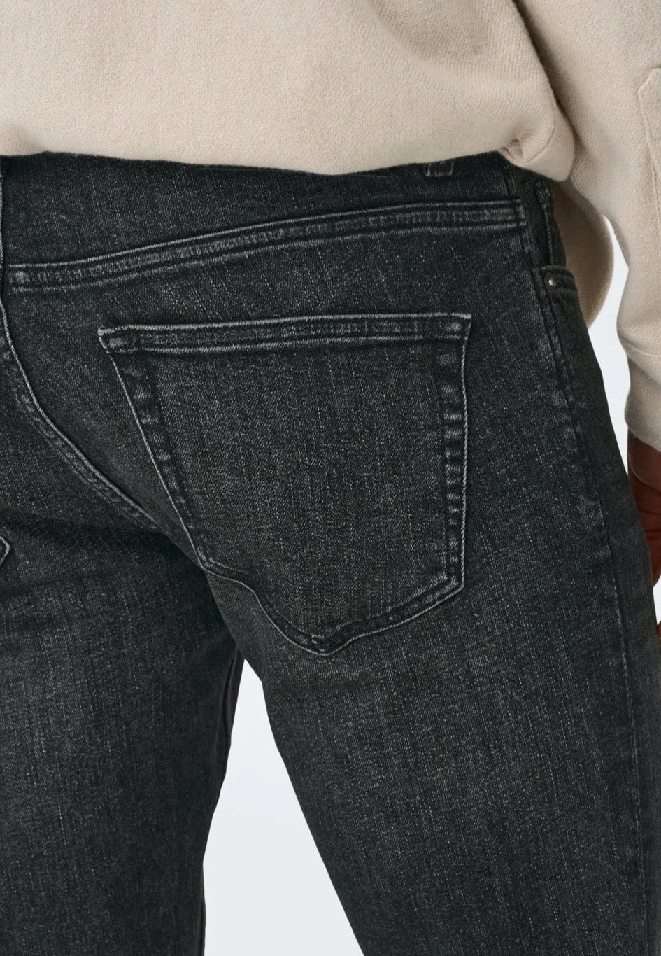 Only & Sons - Loom Slim Black Denim - Jeans