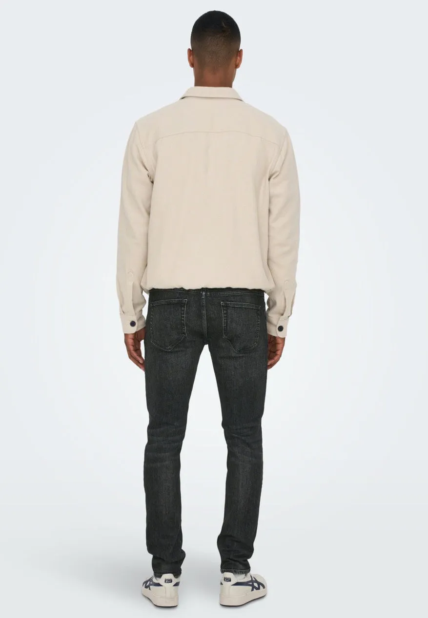 Only & Sons - Loom Slim Black Denim - Jeans