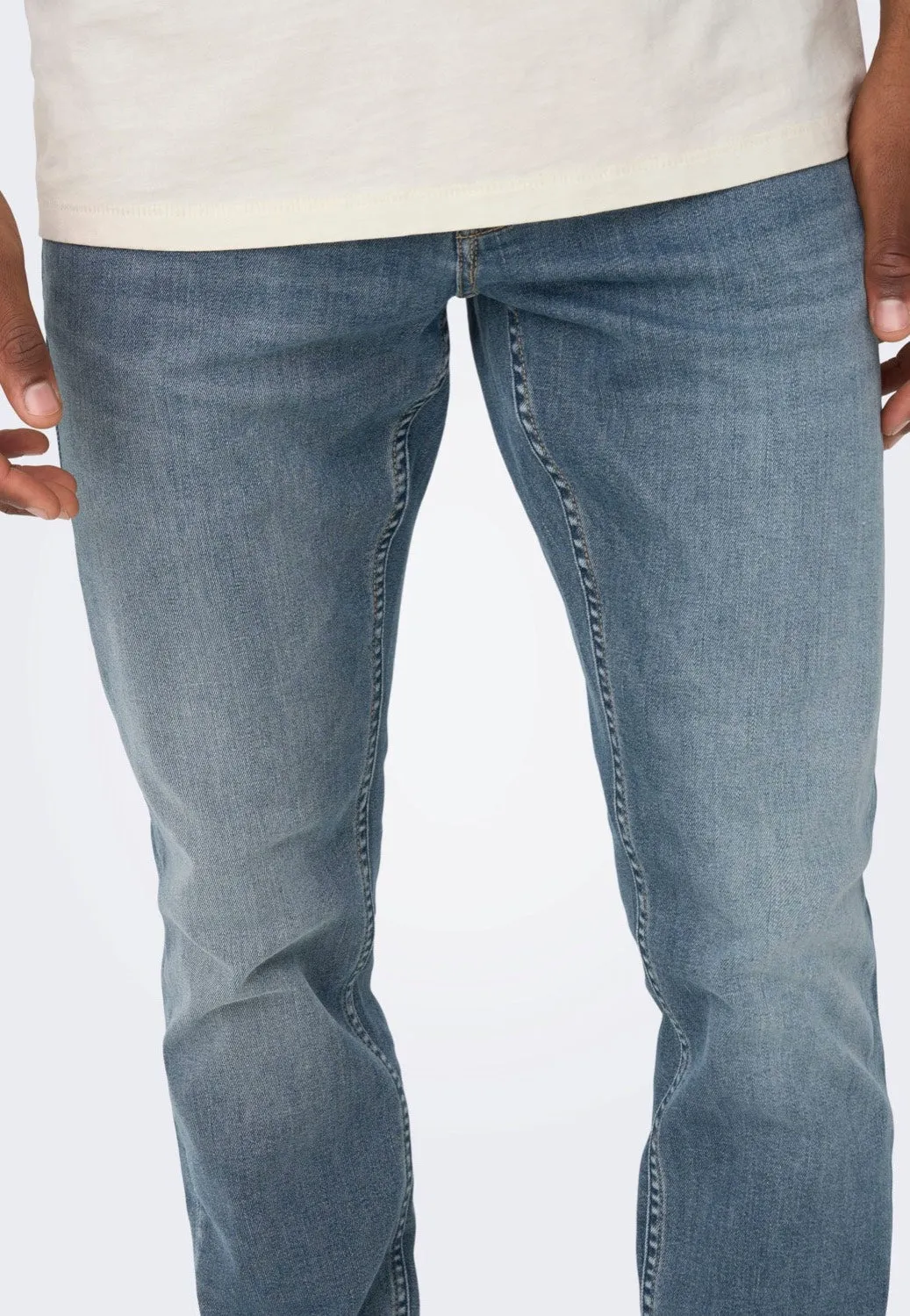 Only & Sons - Loom Slim Dark Blue Grey - Jeans