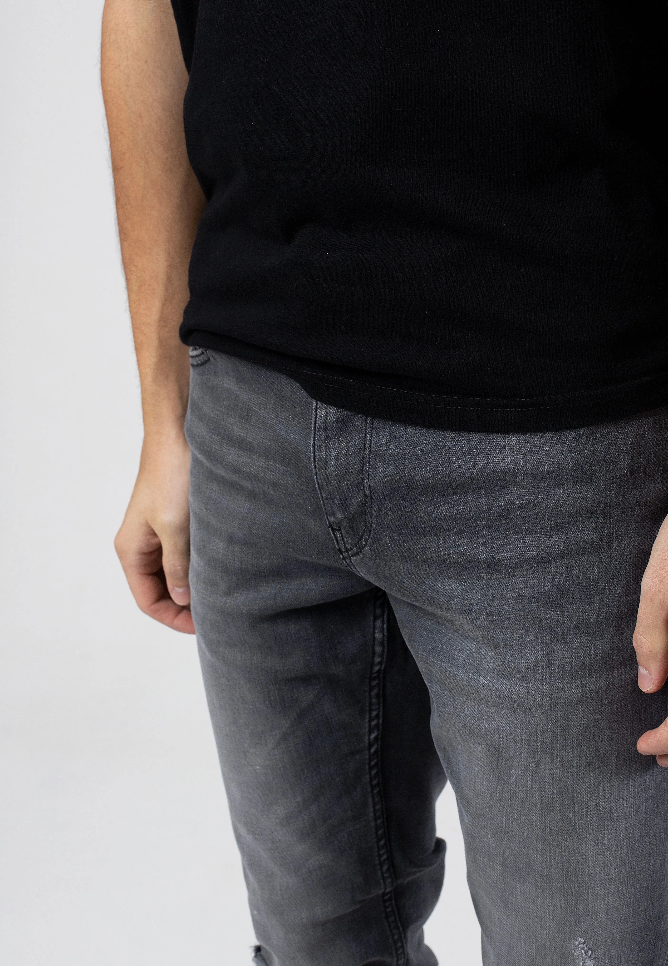 Only & Sons - Loom Slim One Dark Grey Denim - Jeans