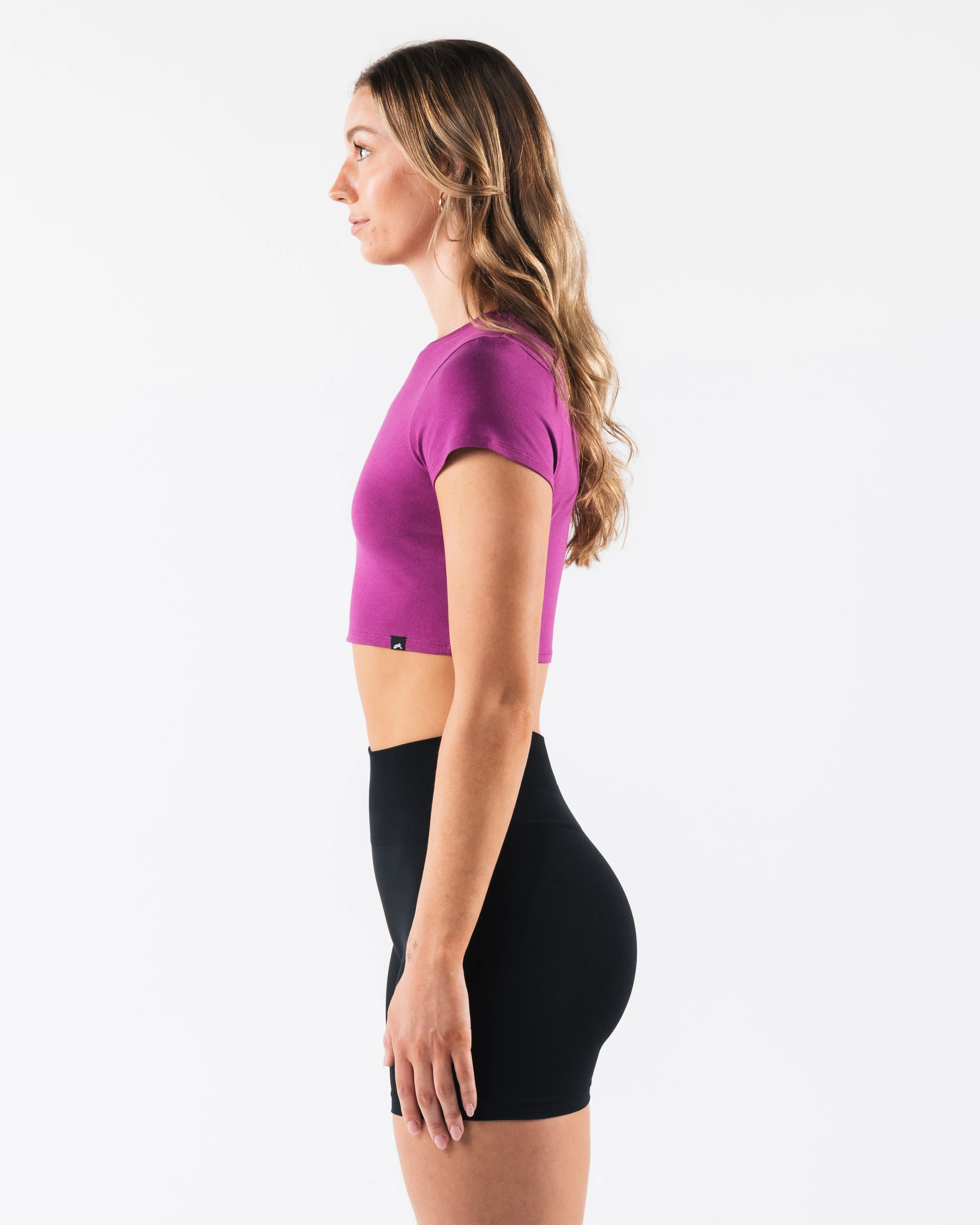 OT Crop Tee - Nebula Alphalete Athletics
