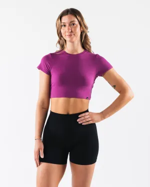 OT Crop Tee - Nebula Alphalete Athletics