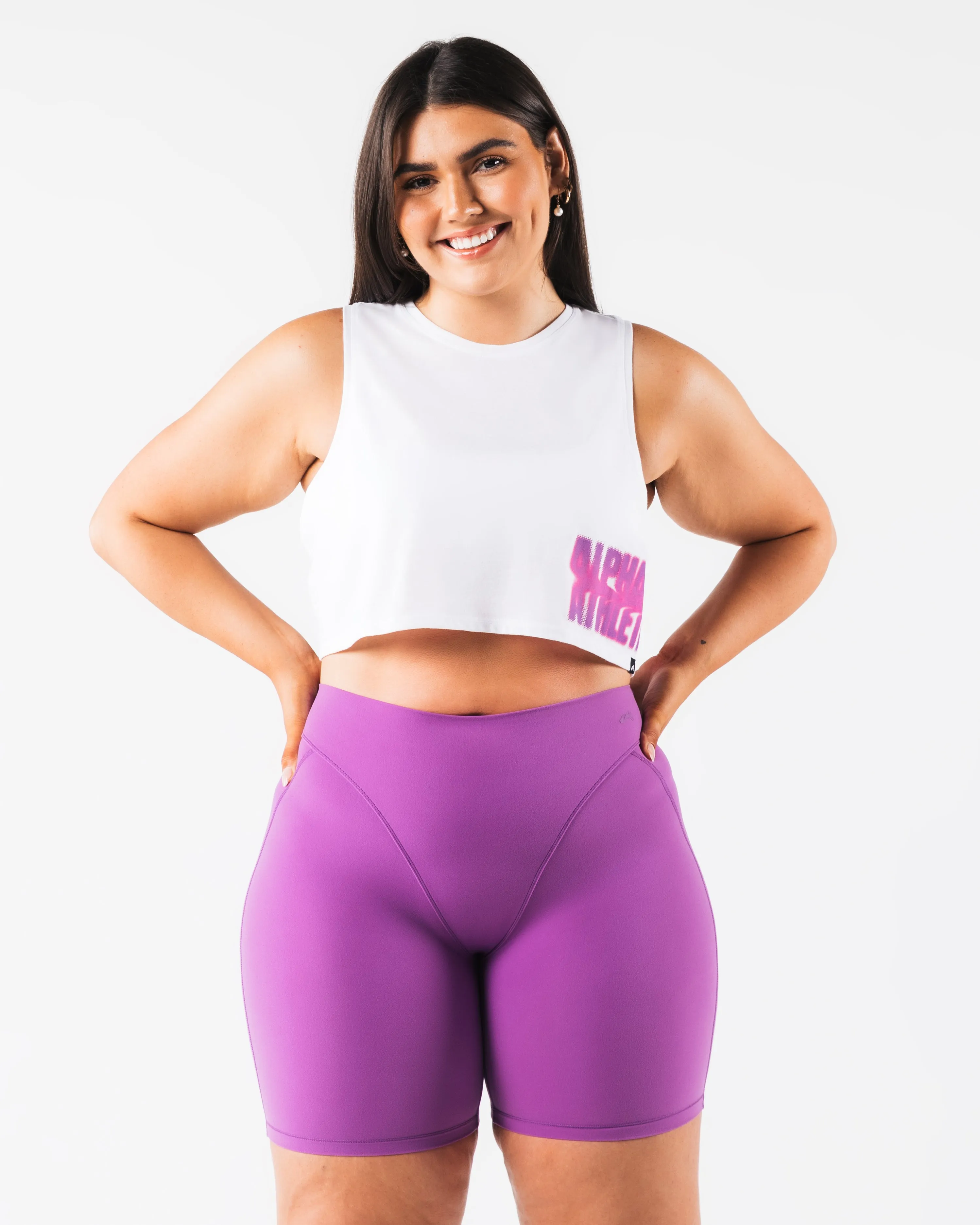OT Muscle Tank - Graphic White Alphalete Athletics