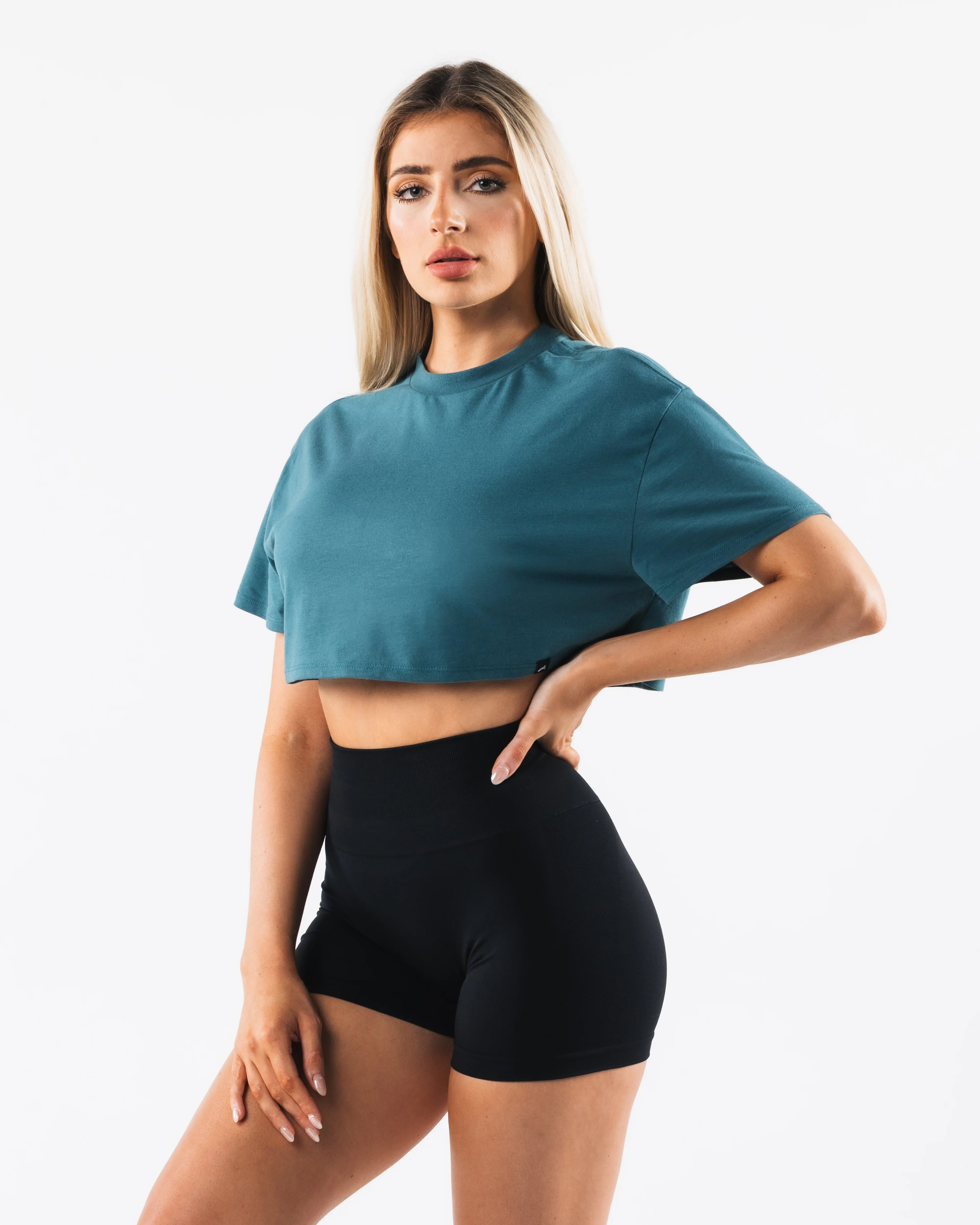 OT Oversized Crop Tee - Titan Alphalete Athletics