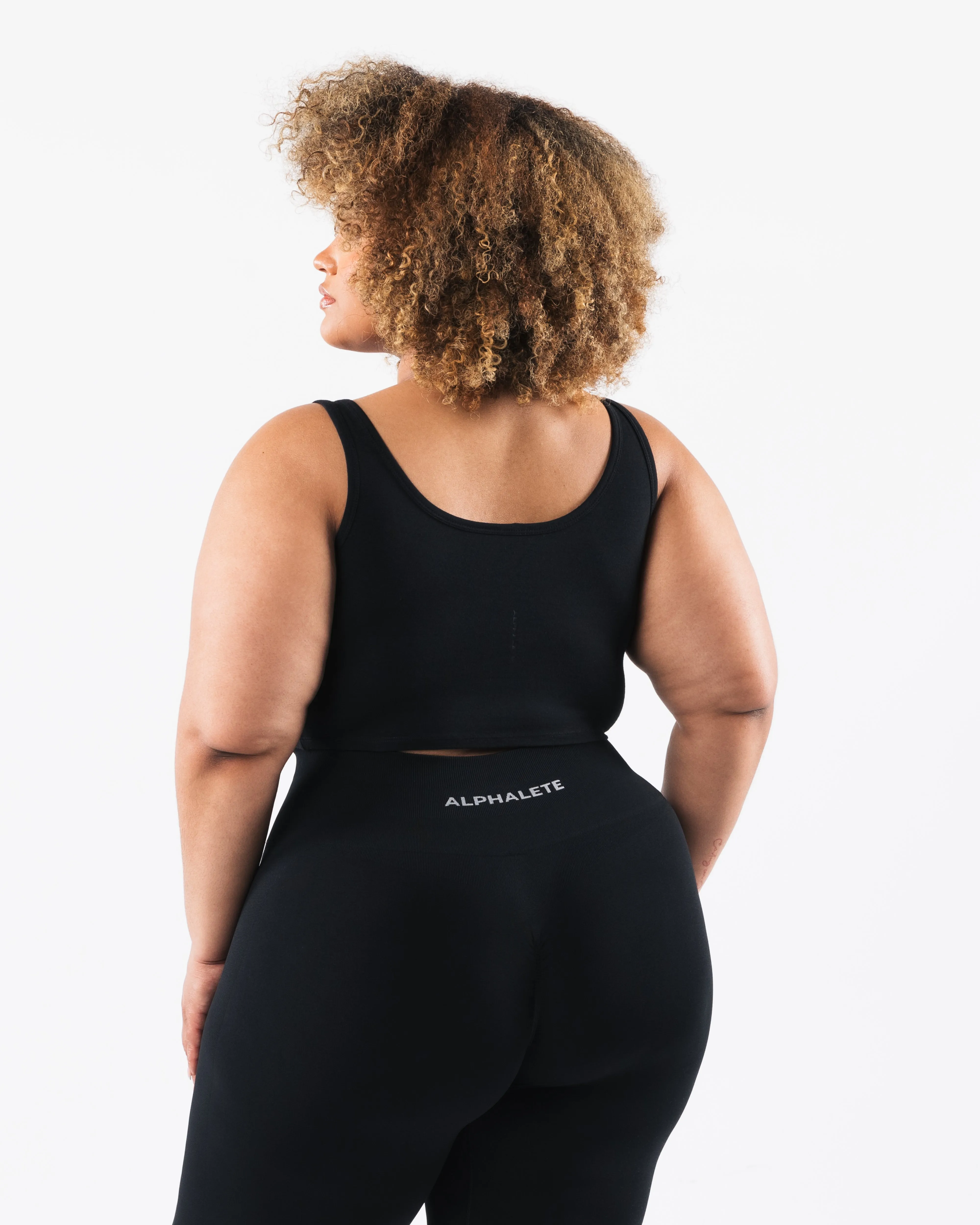 OT Slit Tank - Black Alphalete Athletics