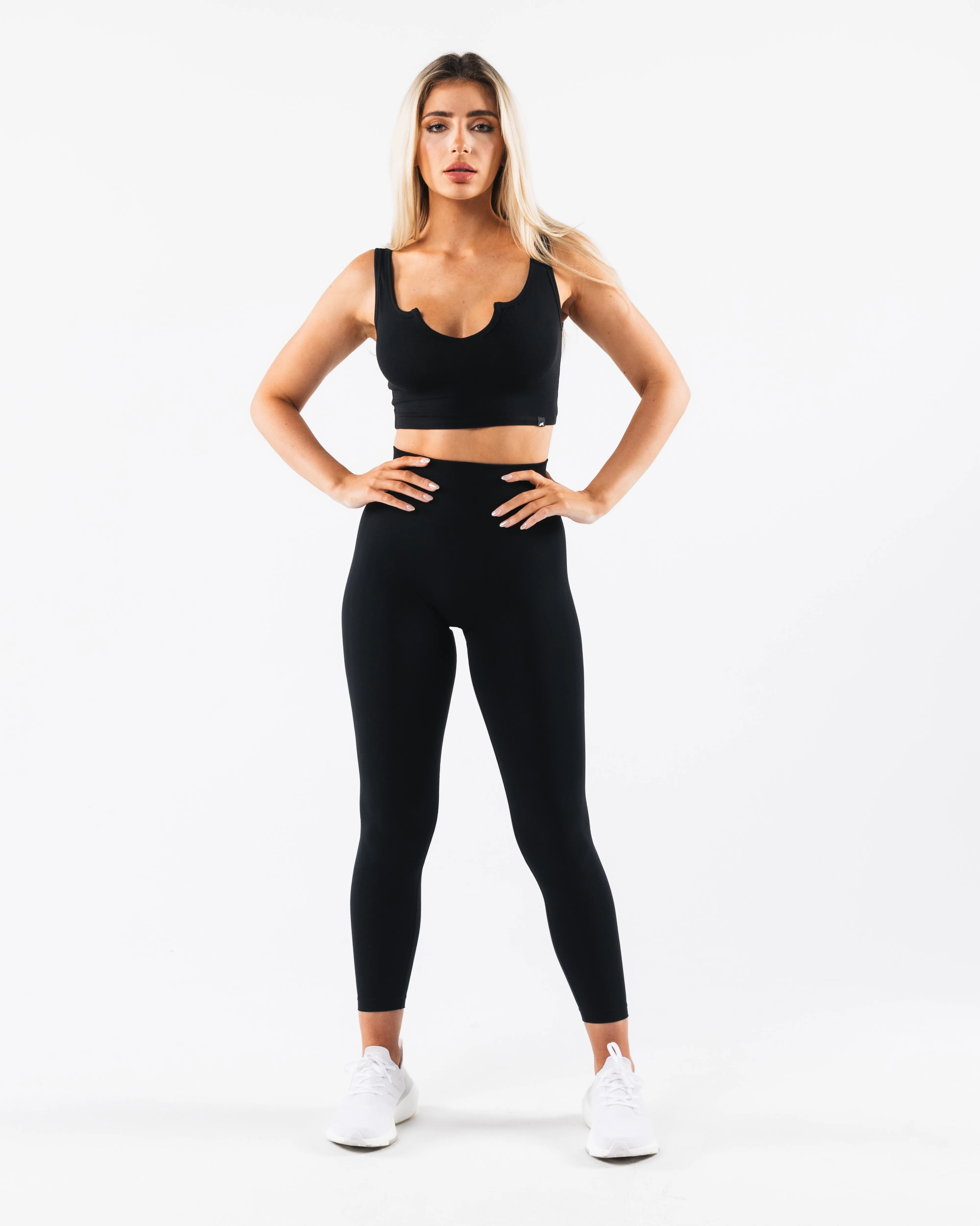 OT Slit Tank - Black Alphalete Athletics