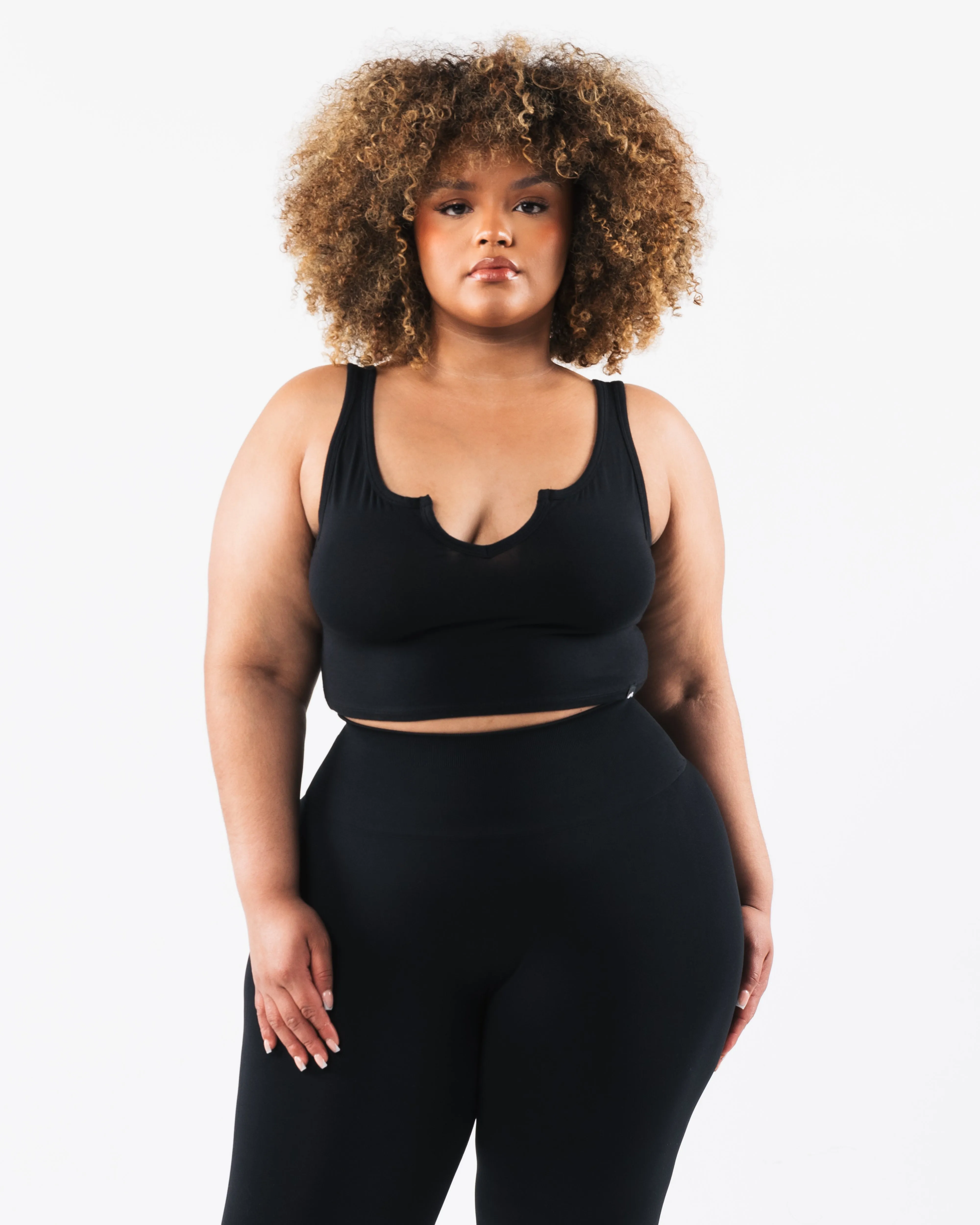 OT Slit Tank - Black Alphalete Athletics