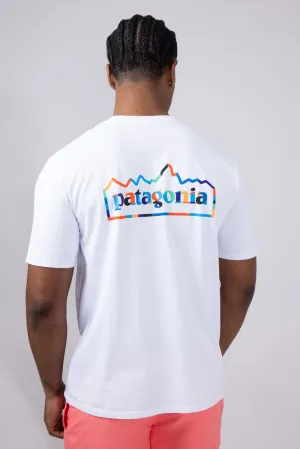Patagonia Men’s Unity Fitz Responsibili-tee T-Shirt in White | 37768-WHI