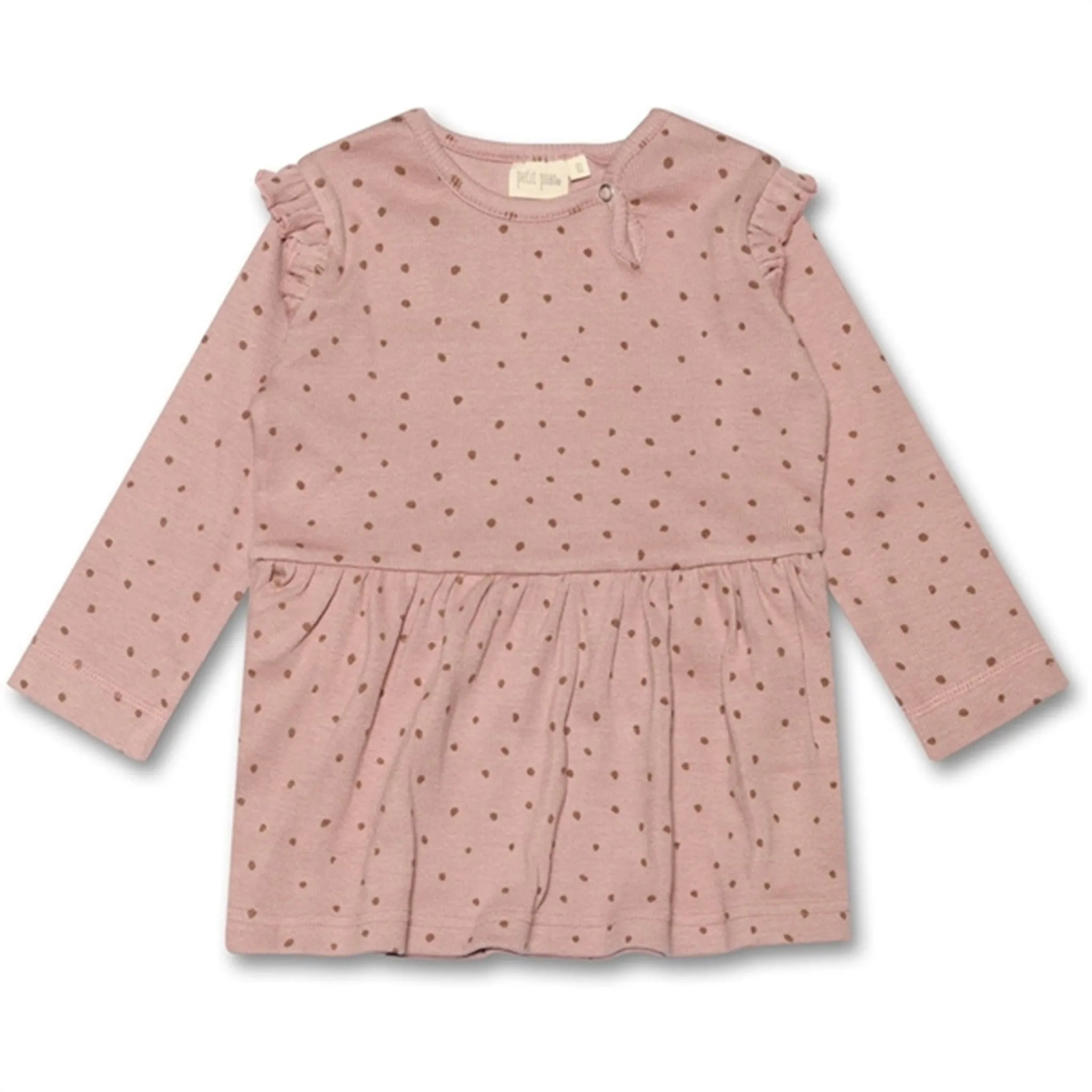 Petit Piao Rose Fawn Dress Modal Dot