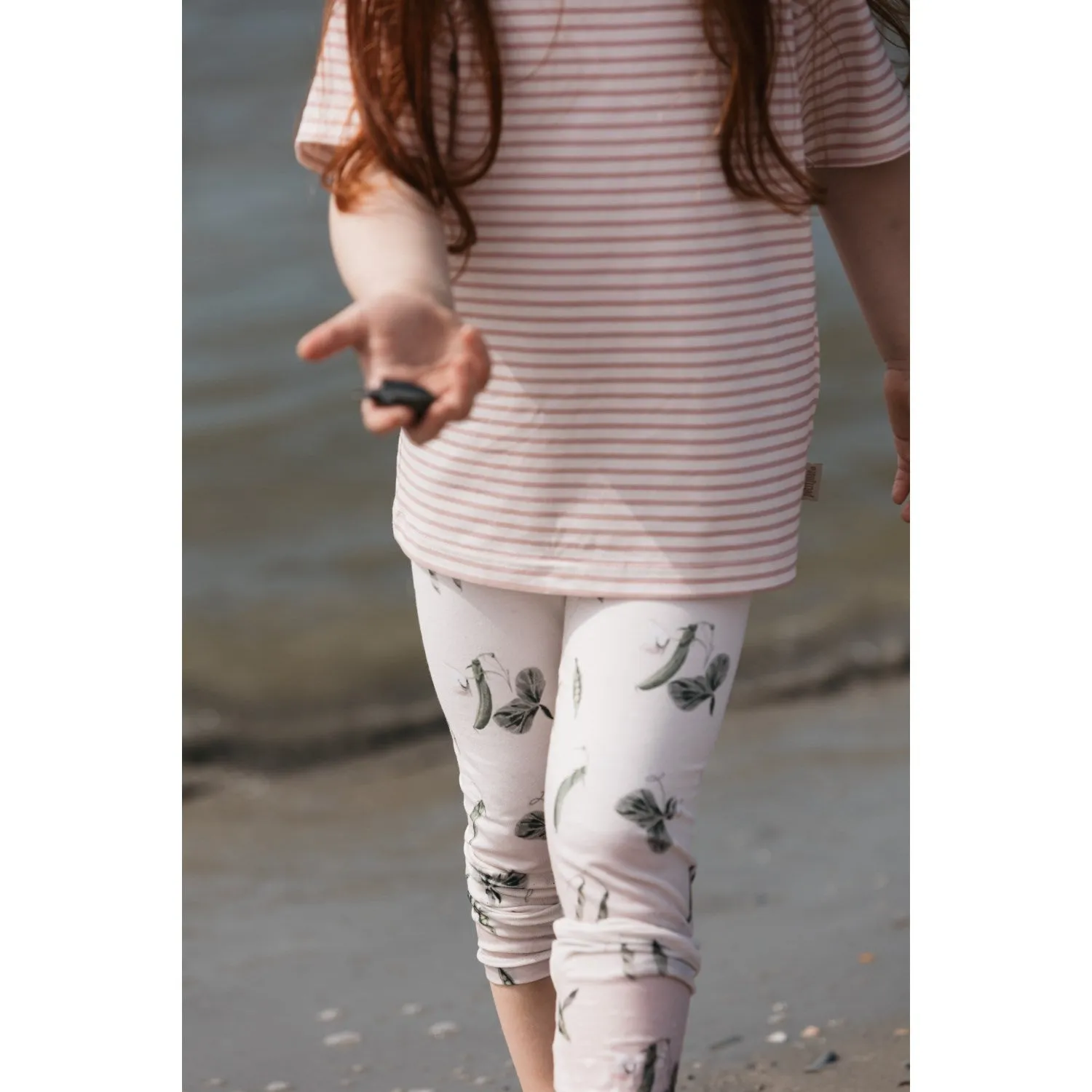 Petit Piao Rose Smoke T-shirt Baggy Sum Printed