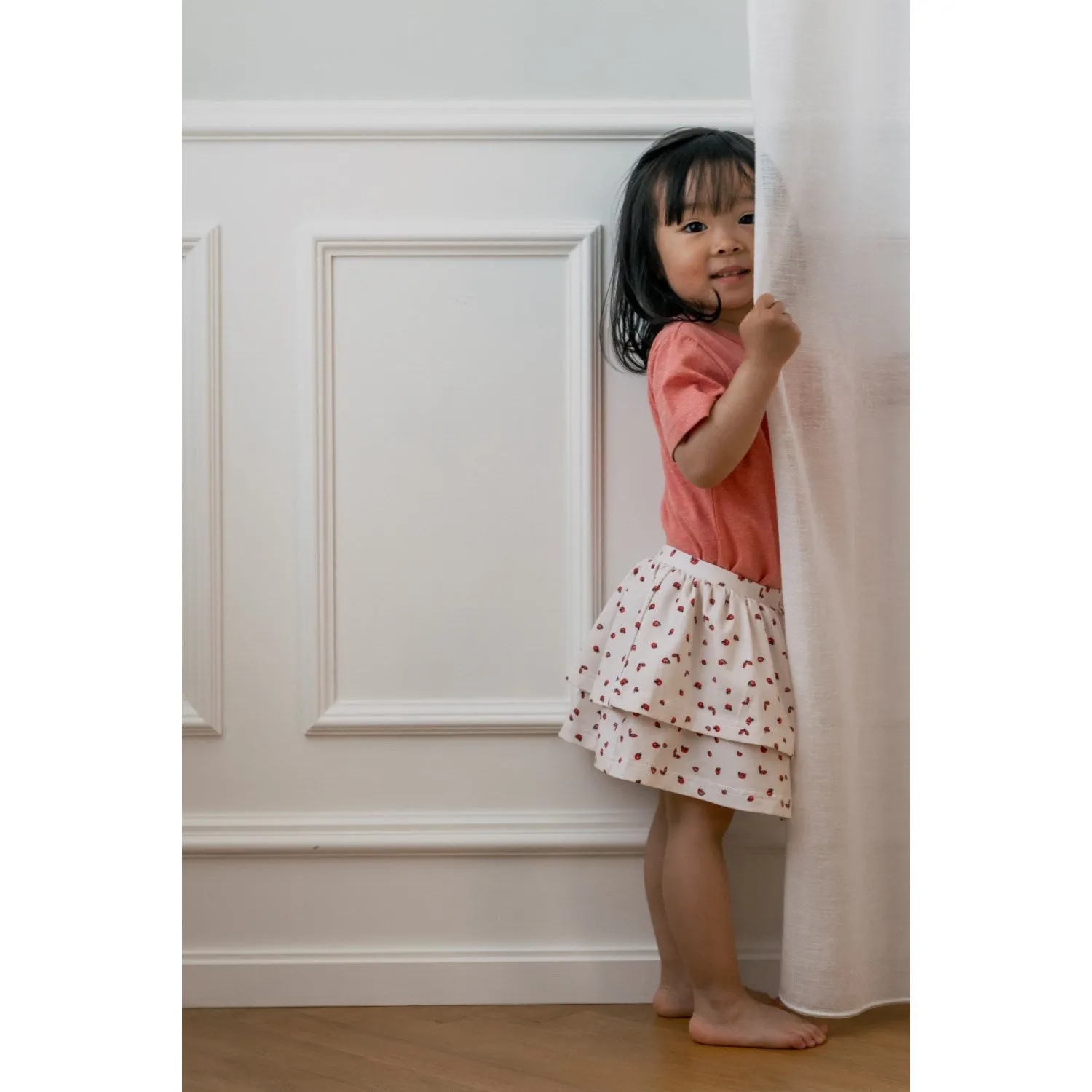 Petit Piao Sea Shell Pink T-shirt Motif