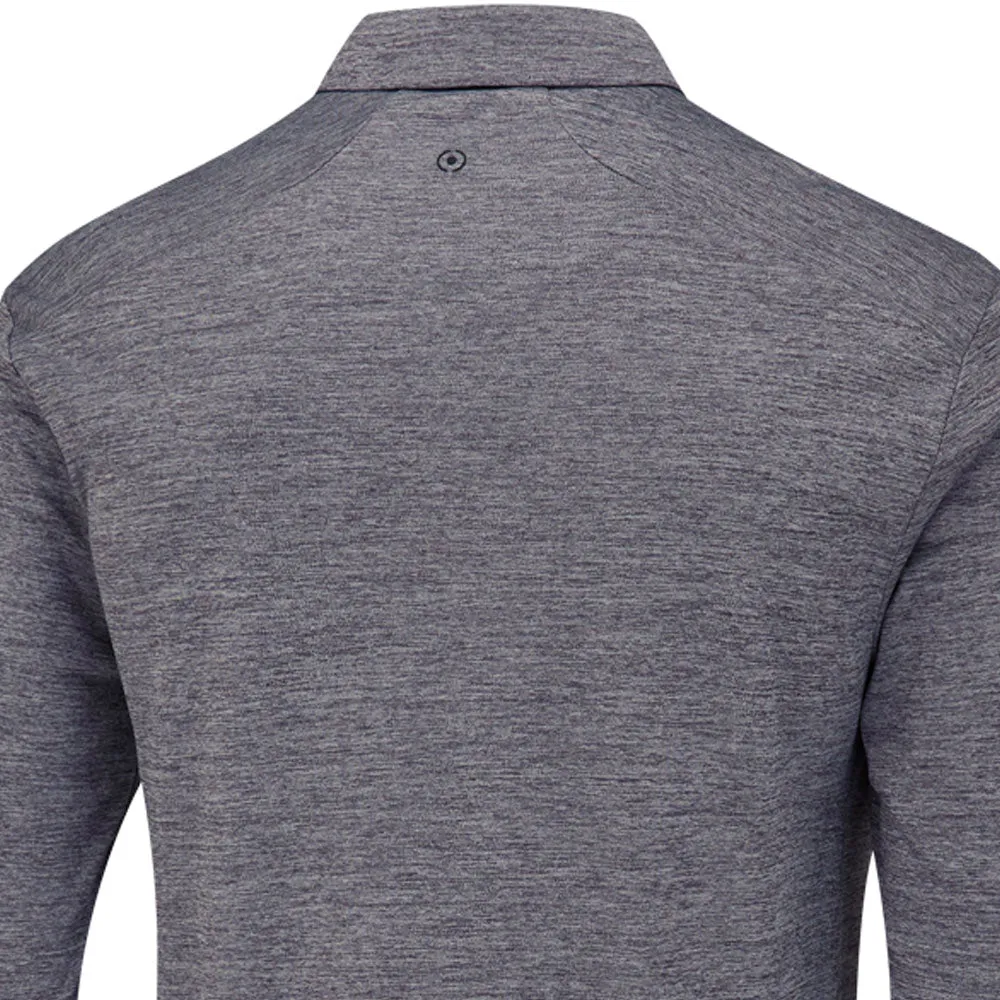 Ping Emmett Long Sleeve Polo Shirt - Charcoal Marl