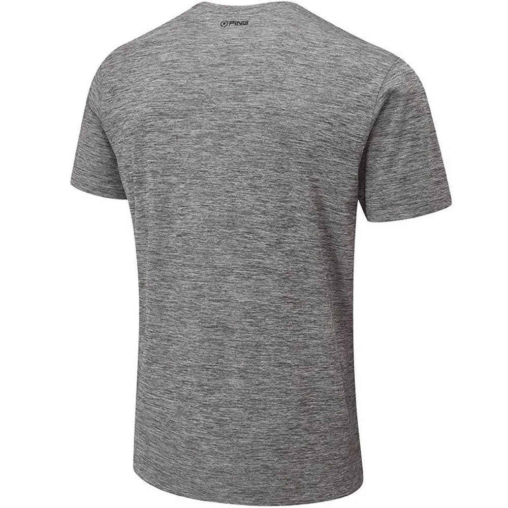 Ping Swing Tee Polo Shirt - Charcoal Marl