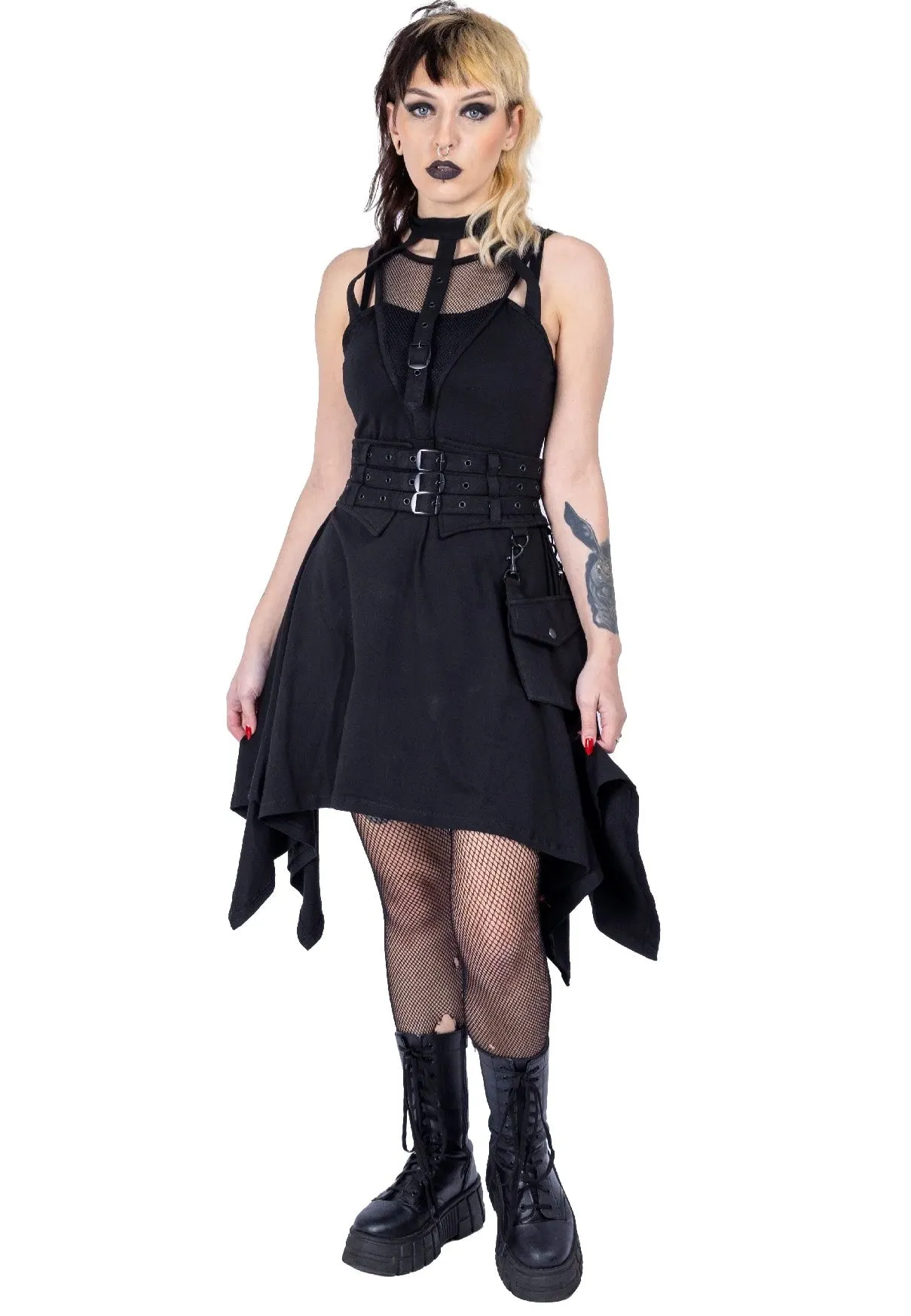 Poizen Industries - Morrigan Black - Dress