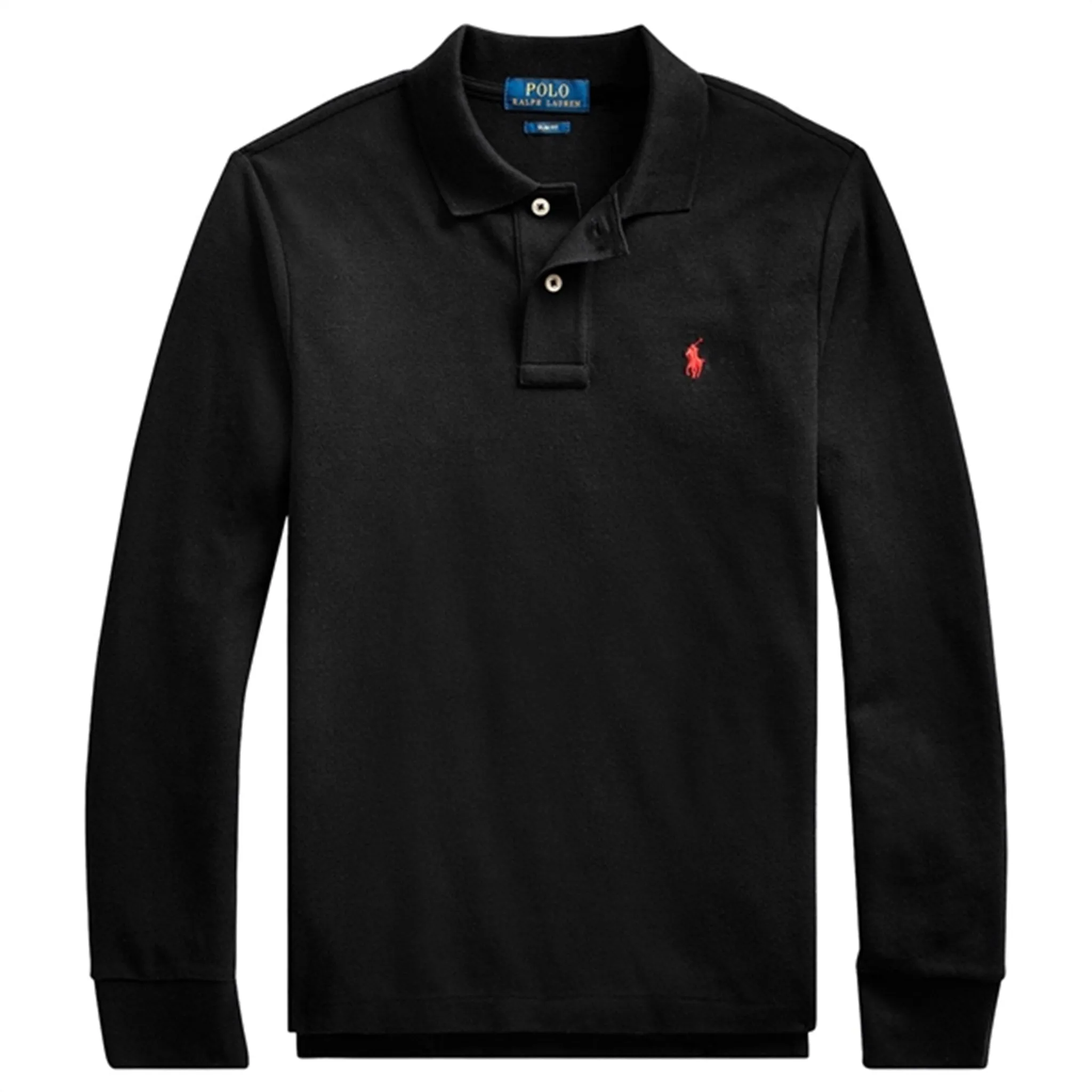 Polo Ralph Lauren Boy Long Sleeved Polo Shirt Polo Black