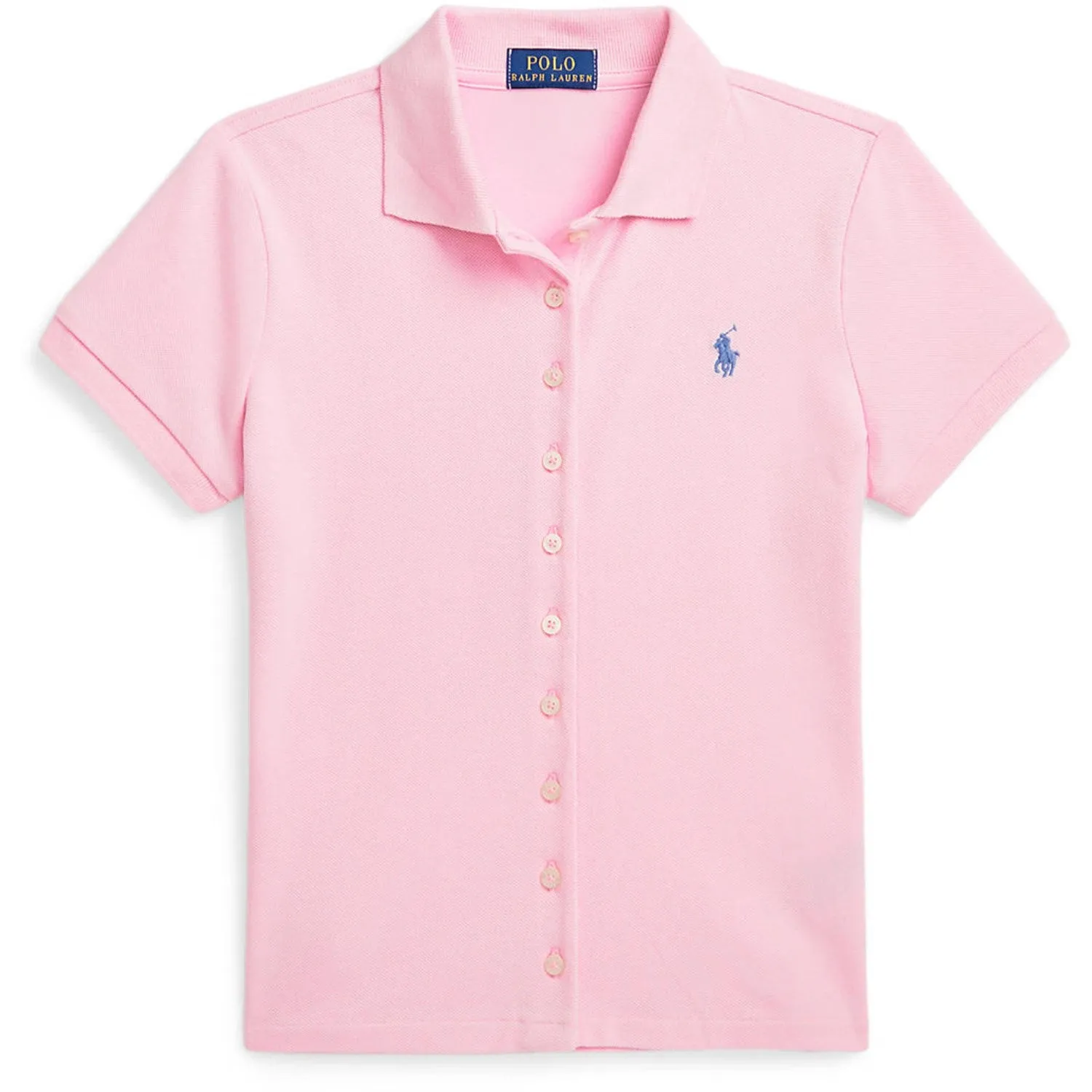 Polo Ralph Lauren Carmel Pink/Harbor Island Blue Girl Polo Shirt