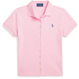 Polo Ralph Lauren Carmel Pink/Harbor Island Blue Girl Polo Shirt