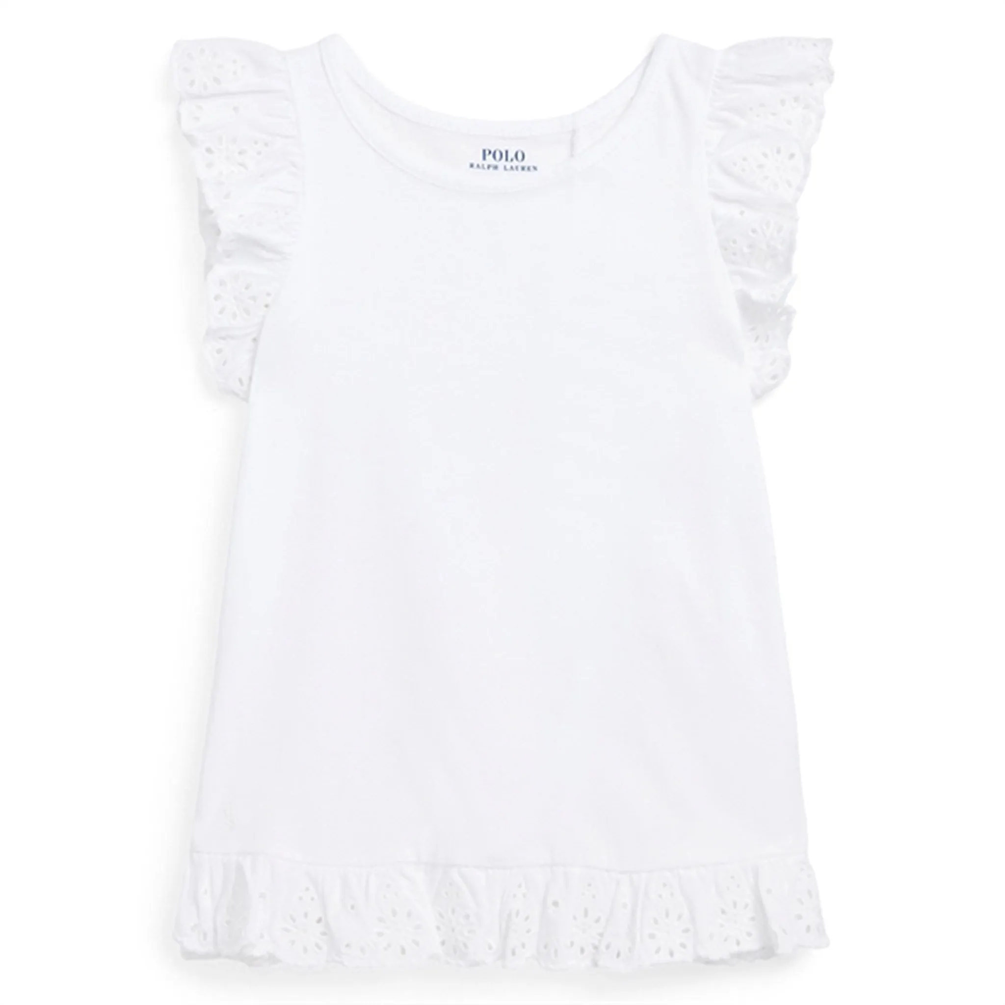 Polo Ralph Lauren Girl Short Sleeved Top White