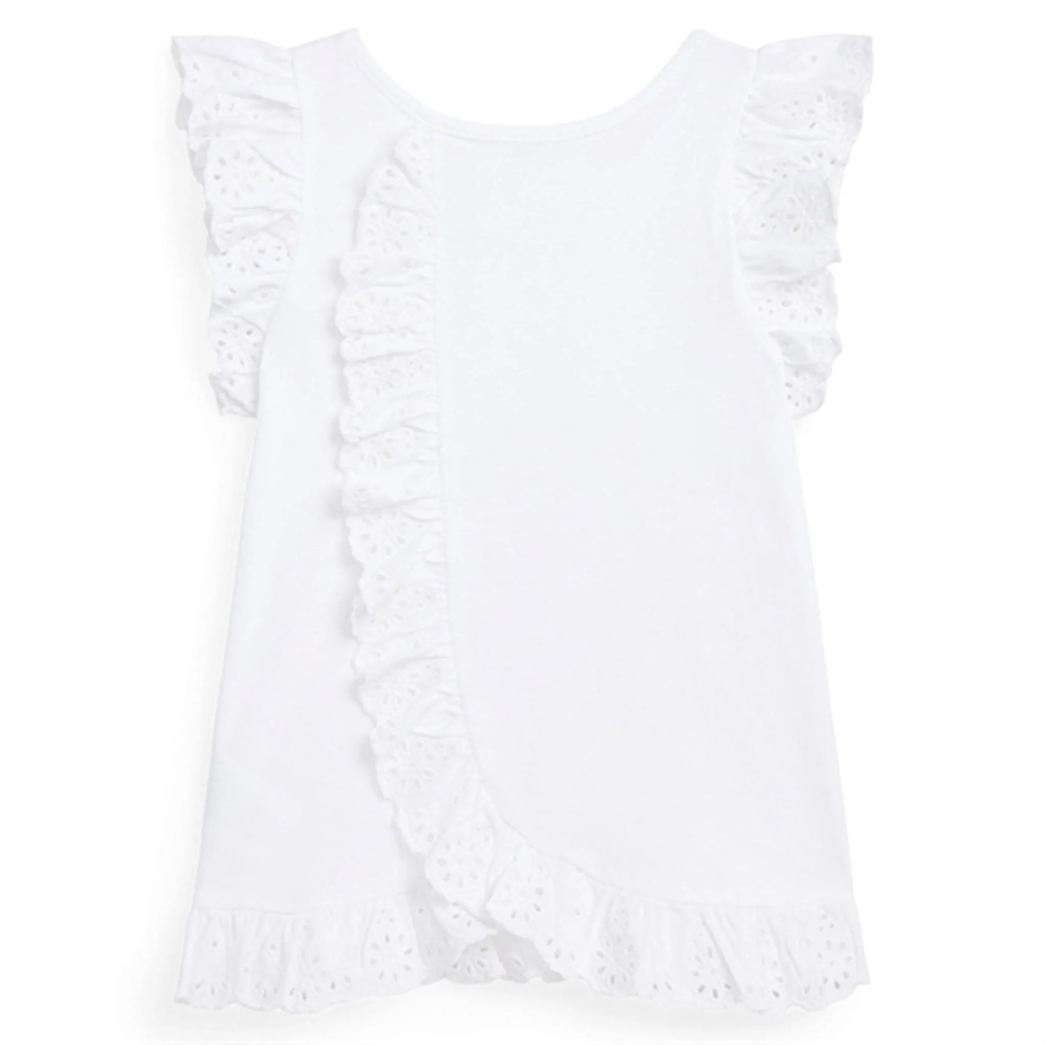 Polo Ralph Lauren Girl Short Sleeved Top White