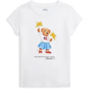 Polo Ralph Lauren White Sparkle Bear T-Shirt