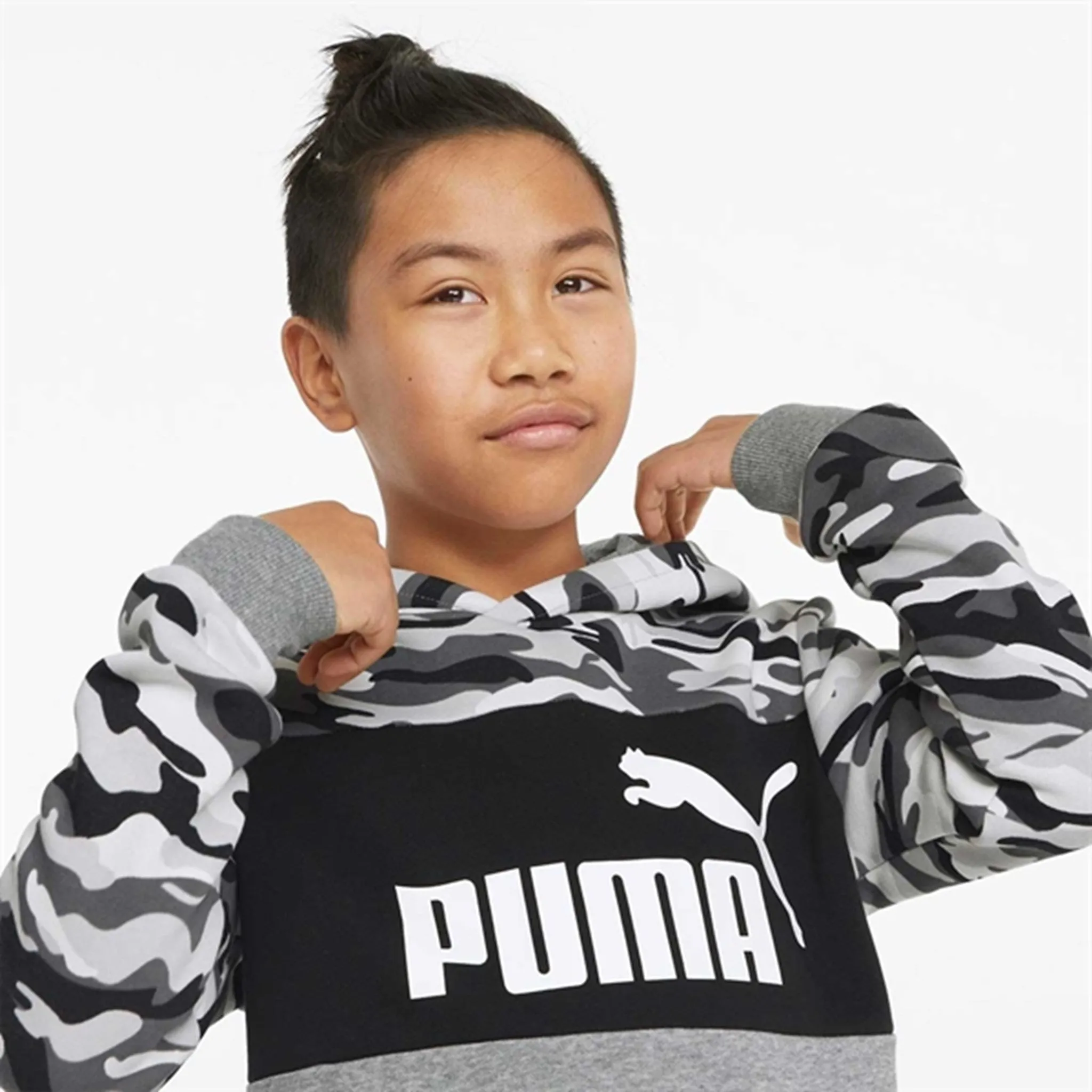 Puma Camo Hoodie Black