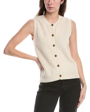 rag & bone Jax Sleeveless Wool-Blend Cardigan