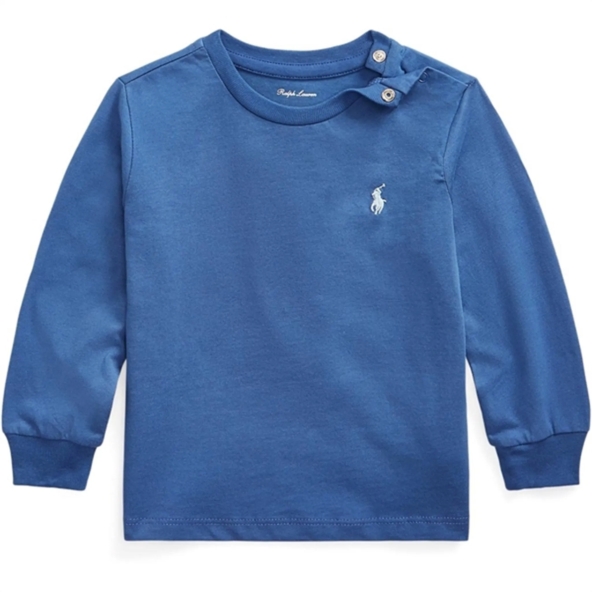 Ralph Lauren Baby Knit Blouse W. Button Liberty Blue