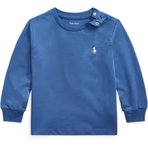 Ralph Lauren Baby Knit Blouse W. Button Liberty Blue