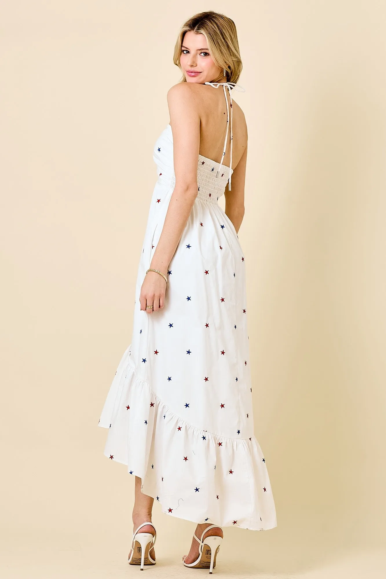 Red White & Cute Maxi Dress