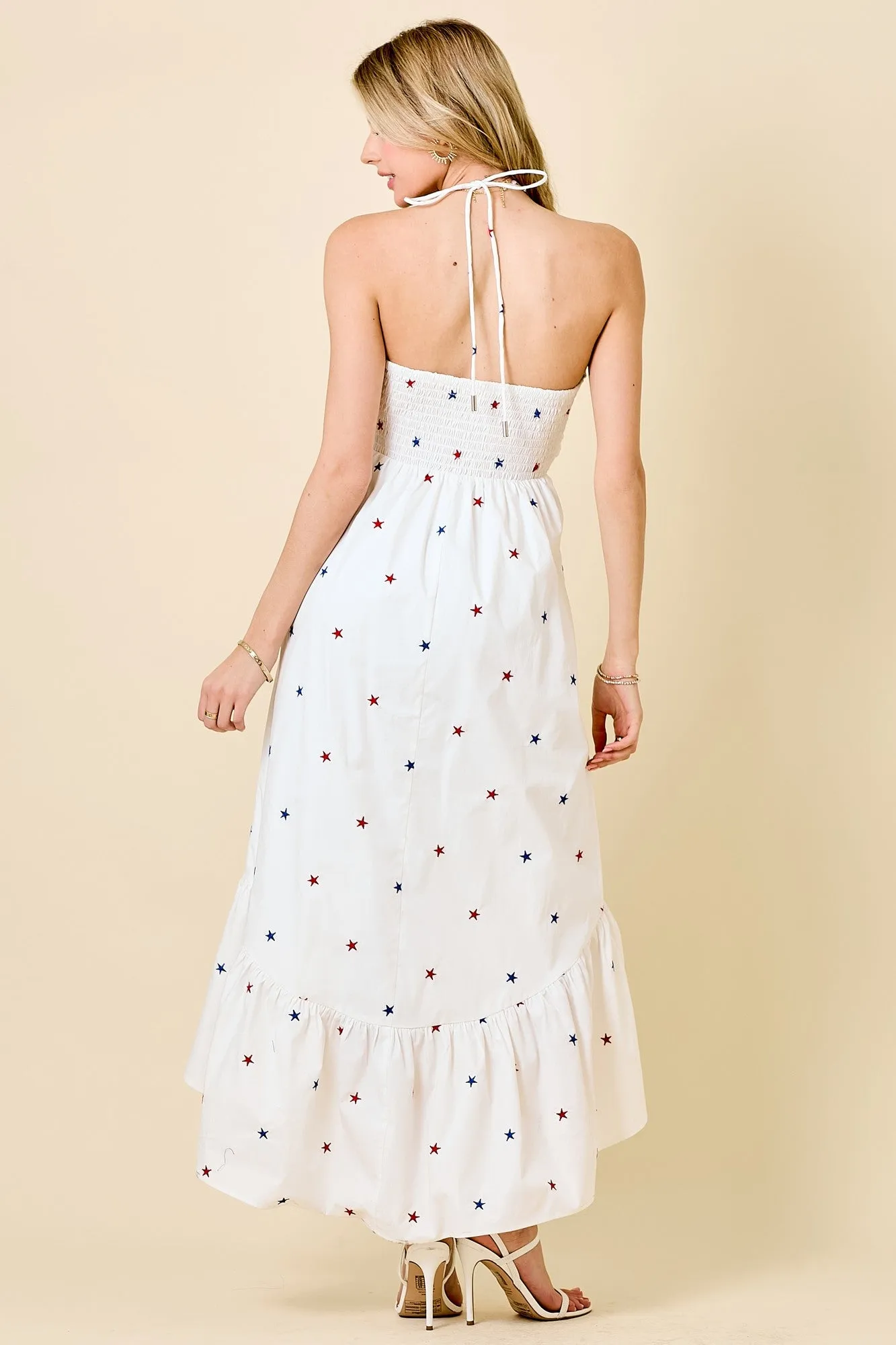 Red White & Cute Maxi Dress