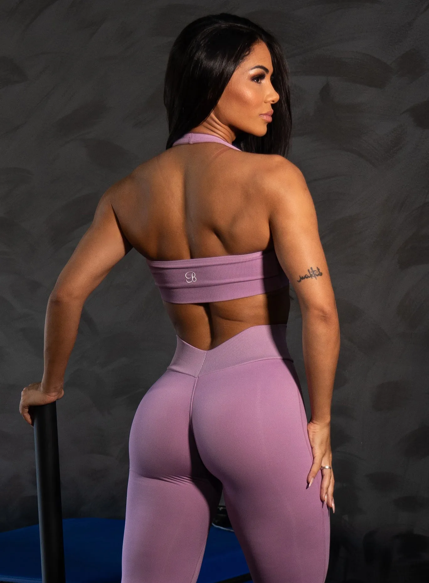 Rib Backless Bra Bombshell