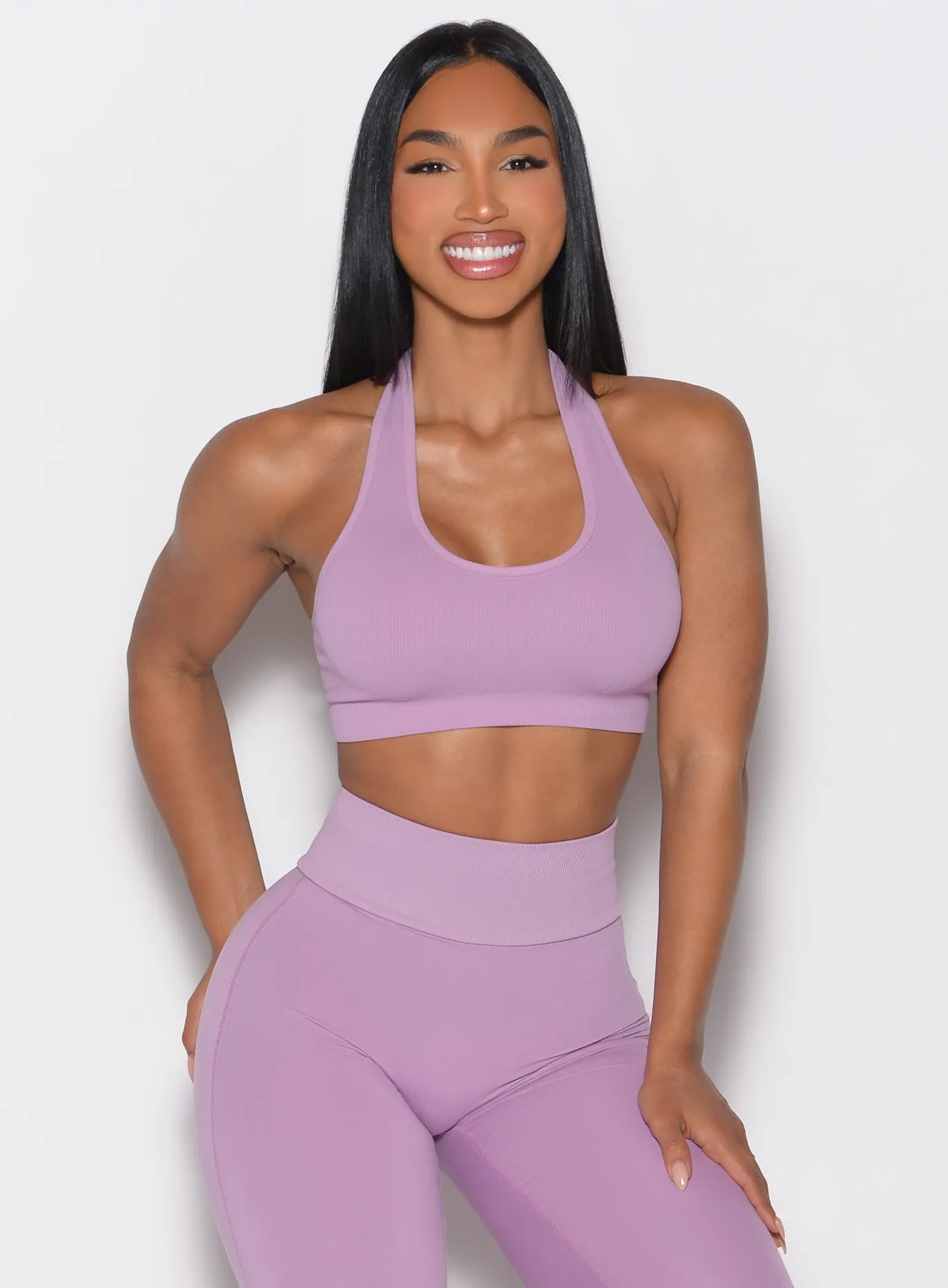 Rib Backless Bra Bombshell