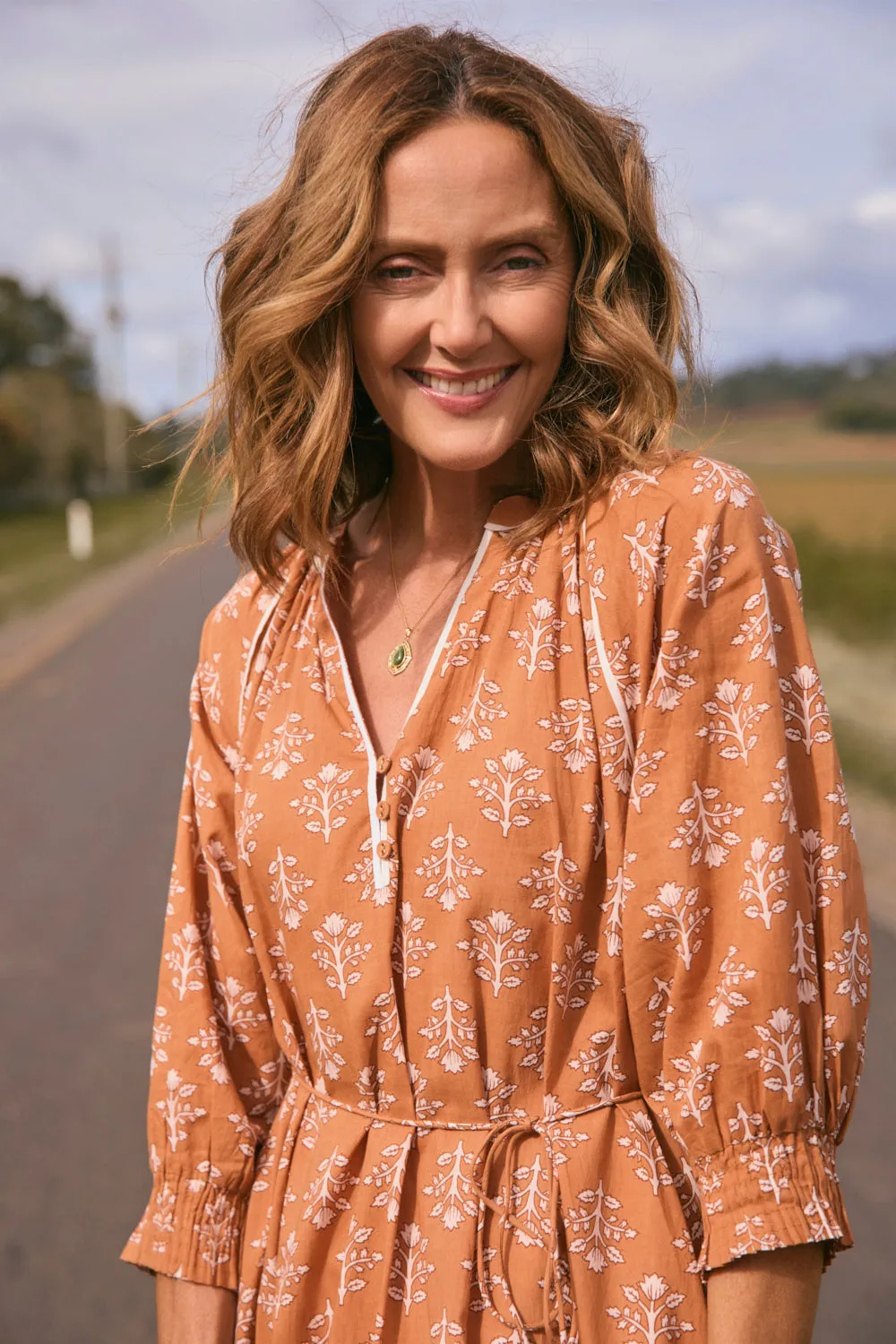 Robin Tunic Dress in Millefiori Adrift