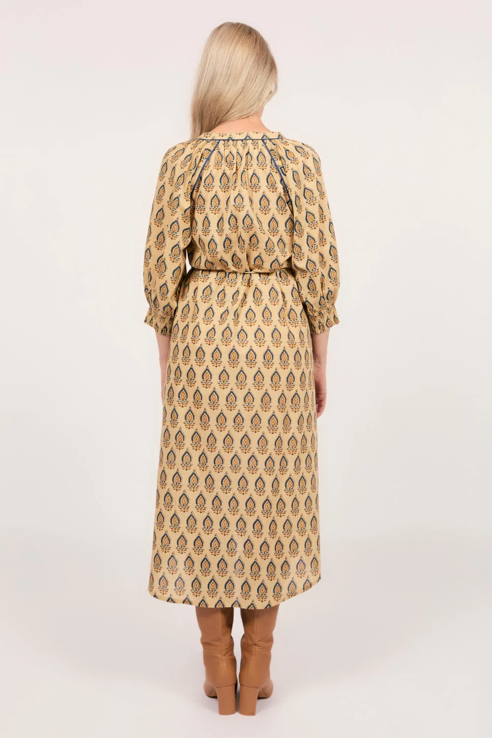 Robin Tunic Dress in Paisley Plumes Adrift