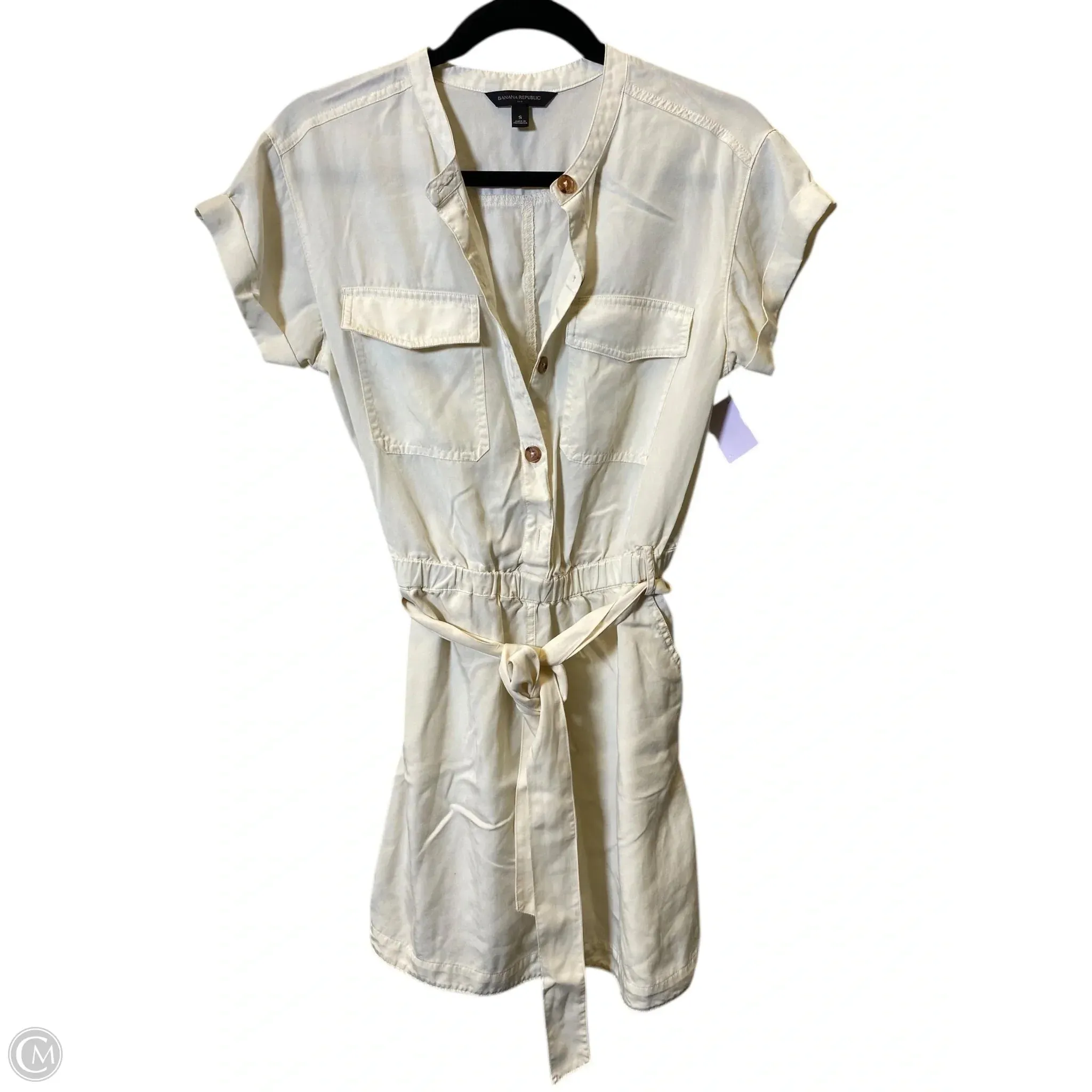Romper By Banana Republic In Cream, Size: S