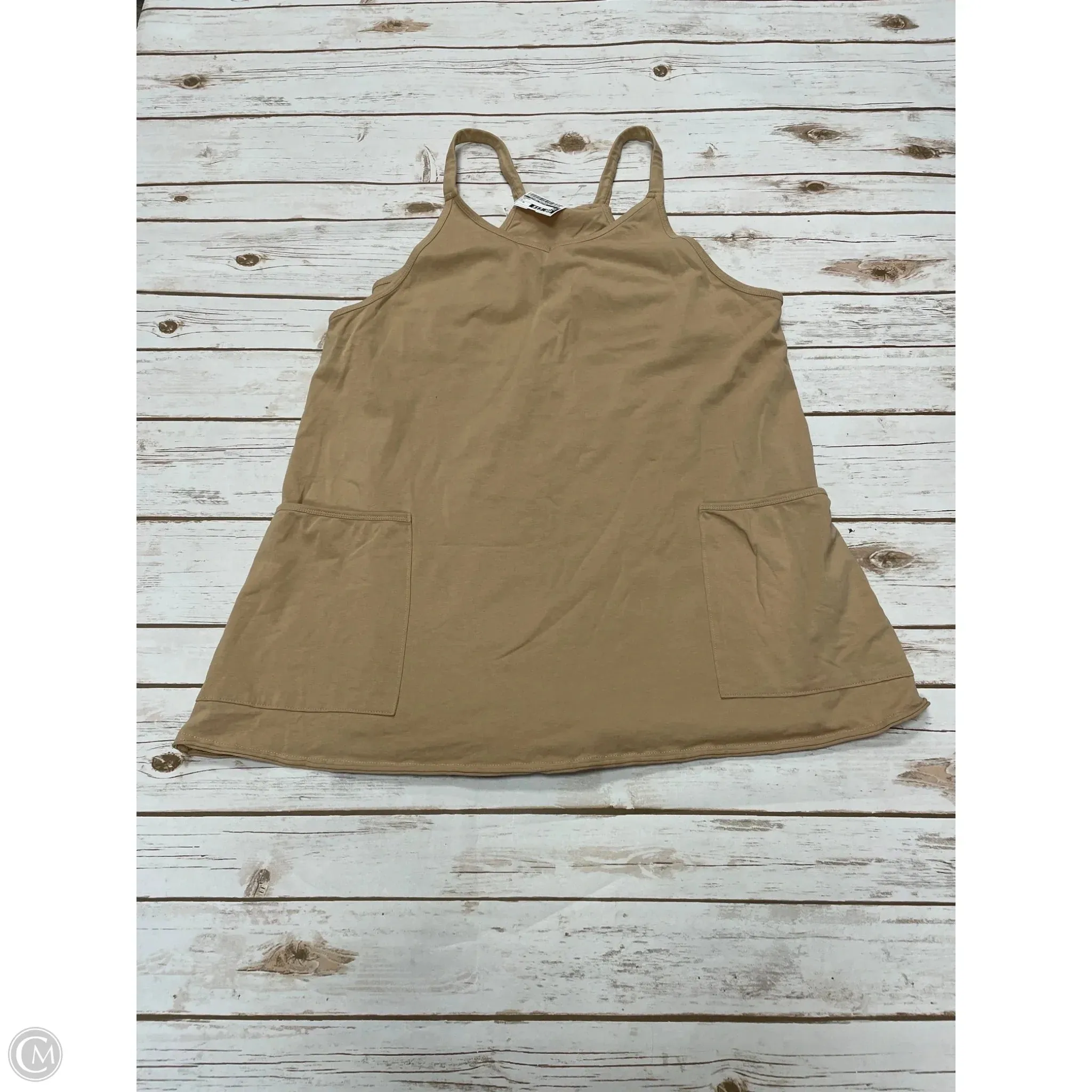 Romper By Clothes Mentor In Tan, Size: Xl