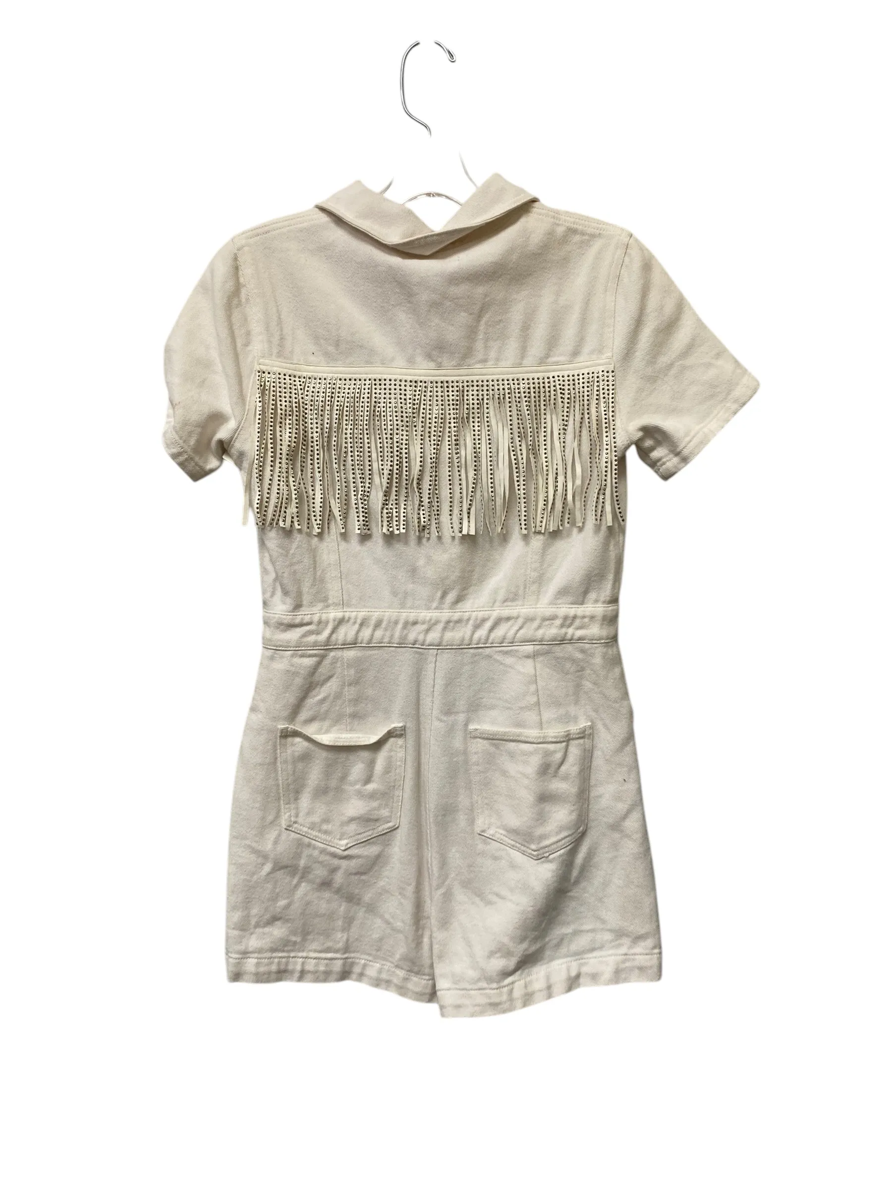 Romper By Clothes Mentor In White, Size: S