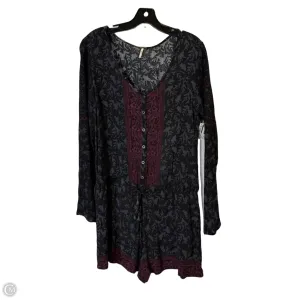 Romper By Free People In Black, Size: Xs