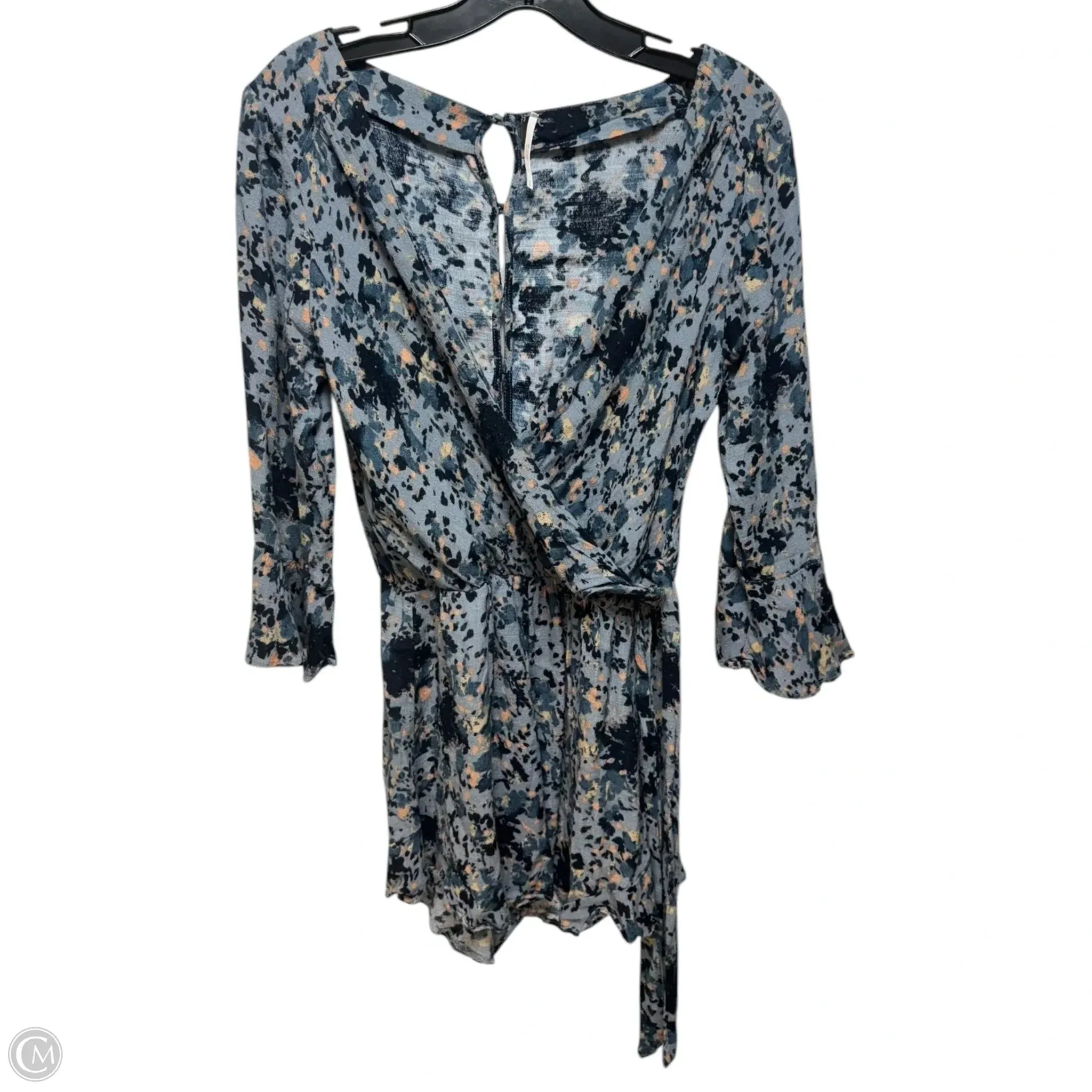 Romper By Free People In Blue & Green, Size: S