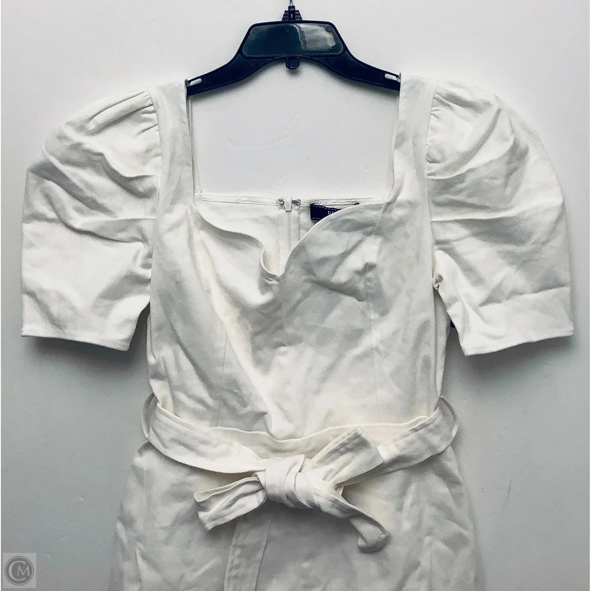 Romper By Jealous Tomato In White Denim, Size: L