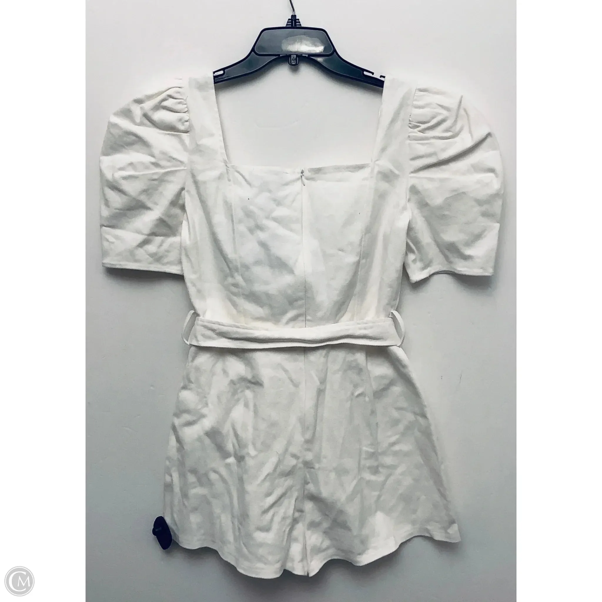 Romper By Jealous Tomato In White Denim, Size: L