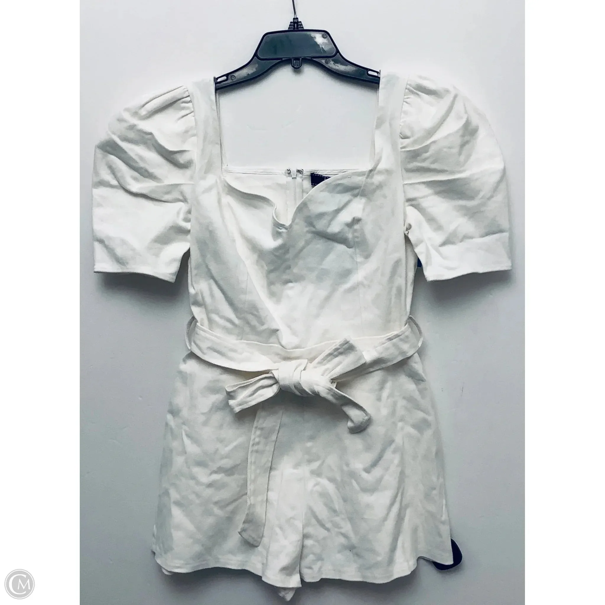 Romper By Jealous Tomato In White Denim, Size: L